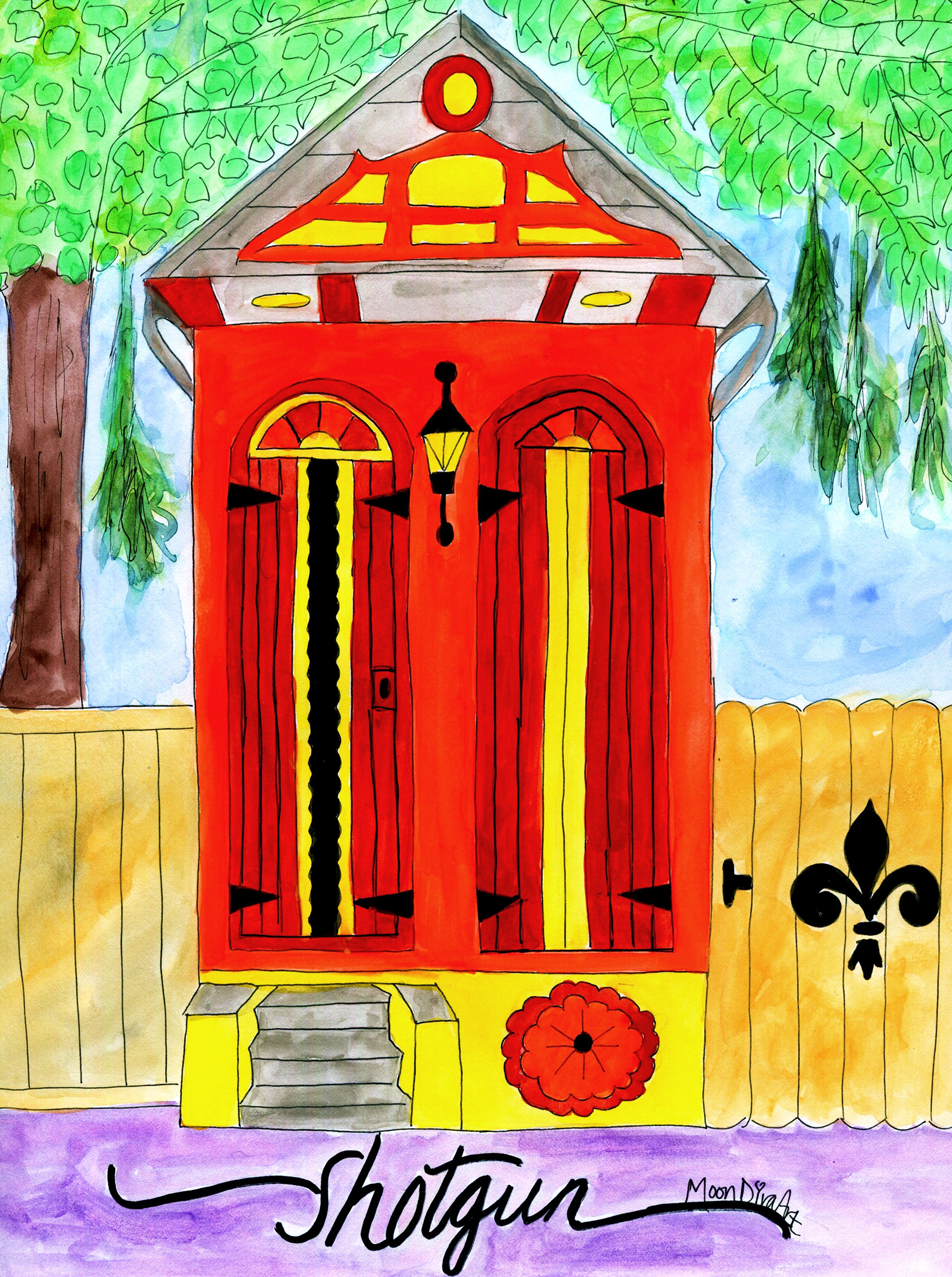NOLA Shanty 3 - watercolor