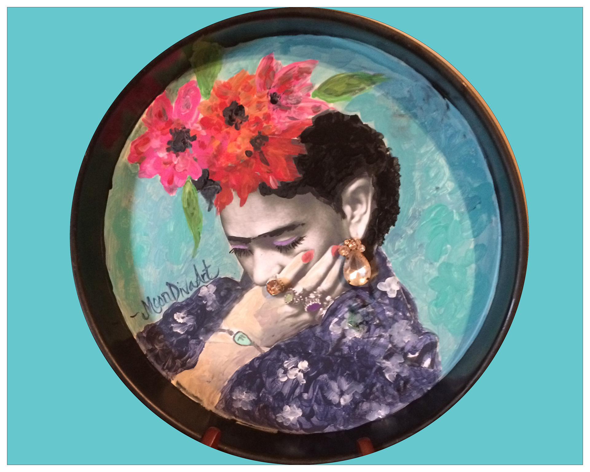Frida collage - mixed media