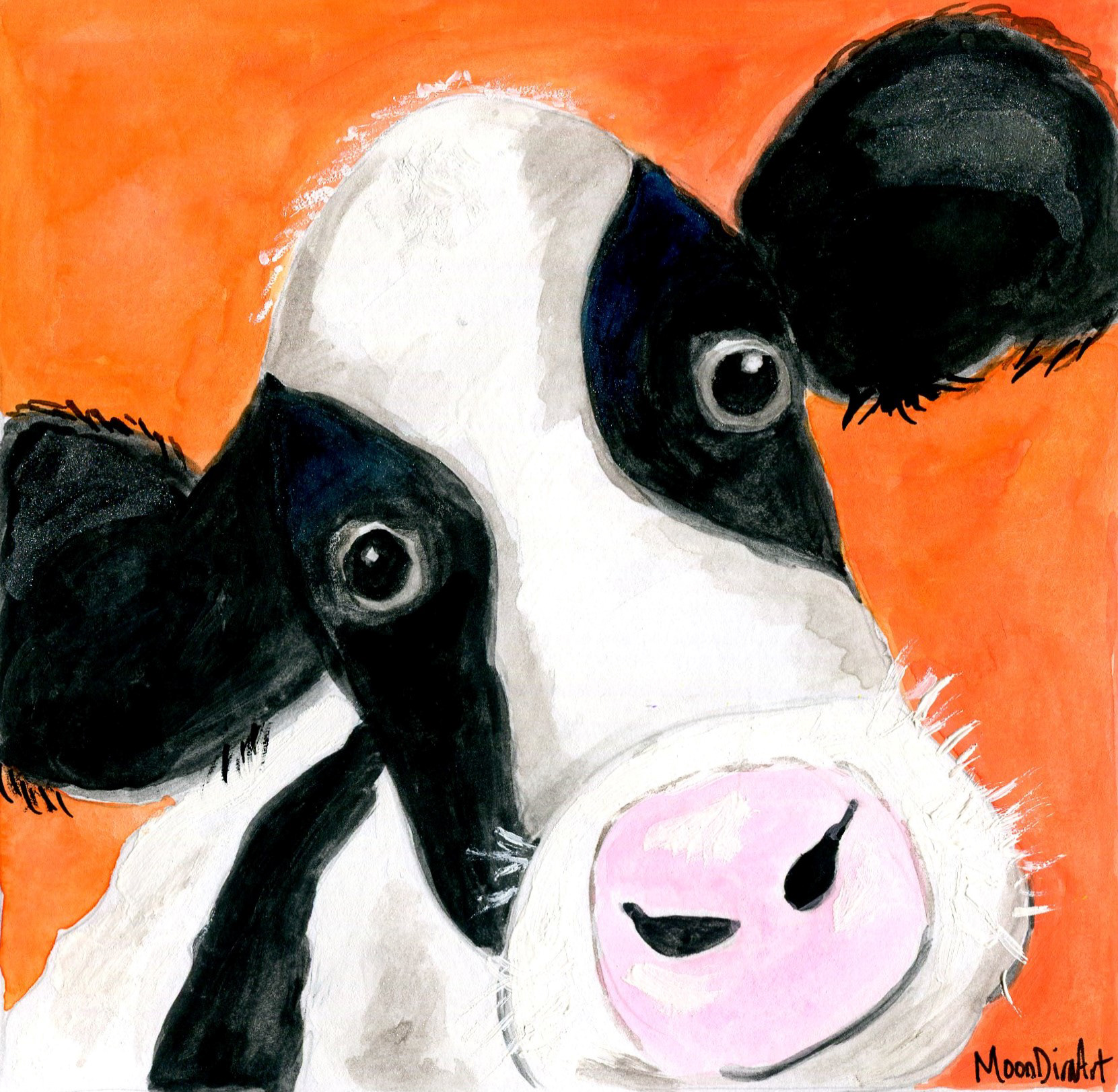 Jersey Girl - watercolor
