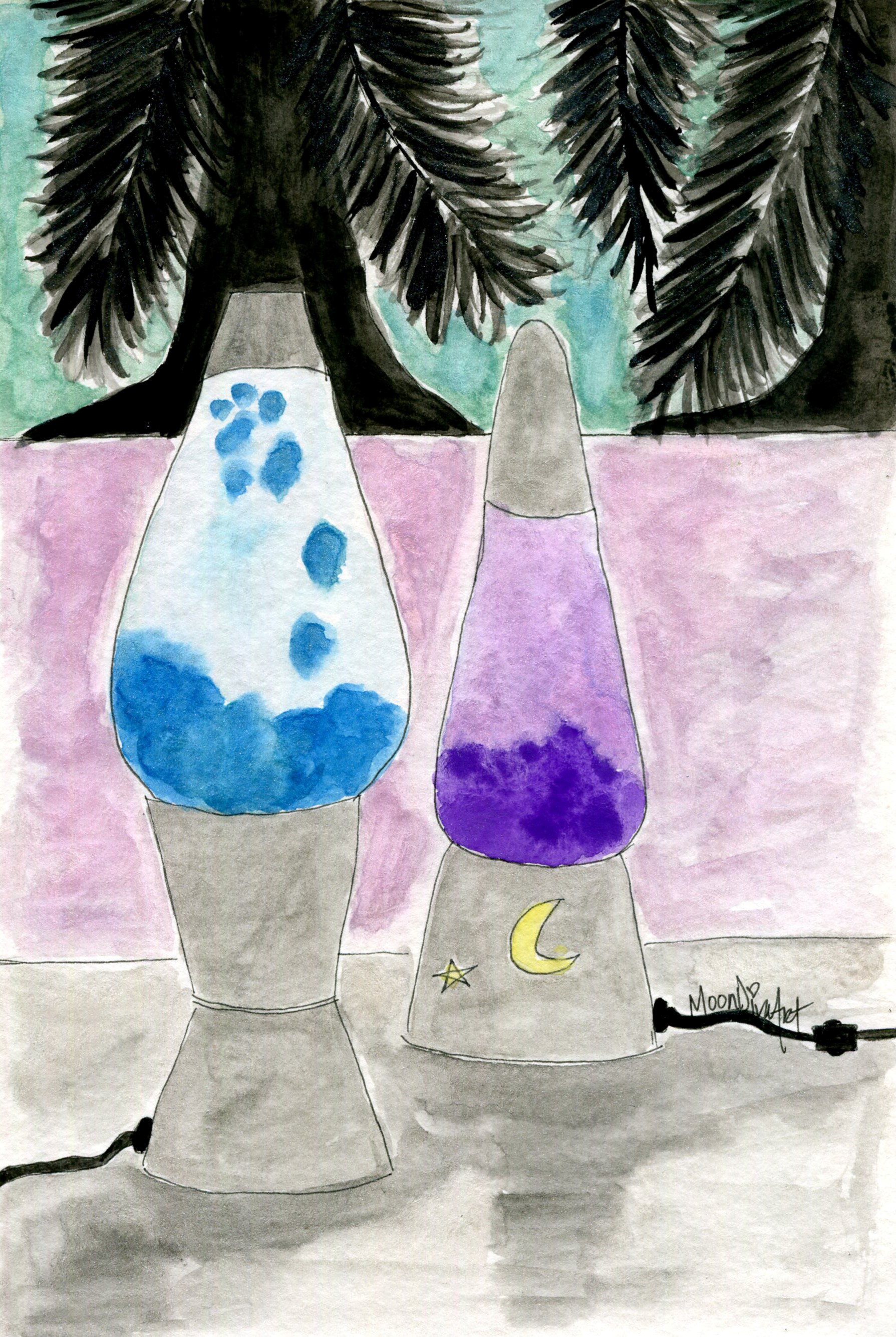 Hippie Vibes - watercolor