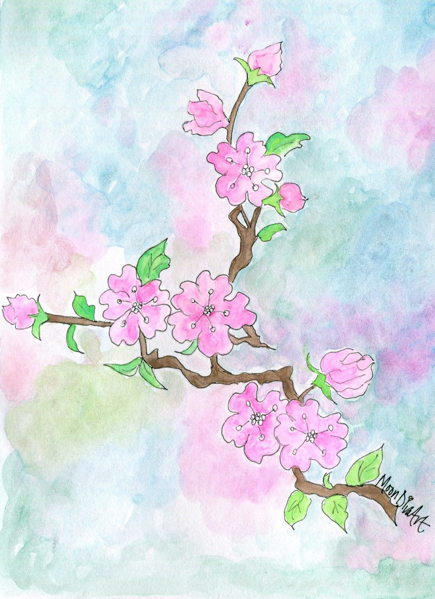 Cherries Jubilee - watercolor