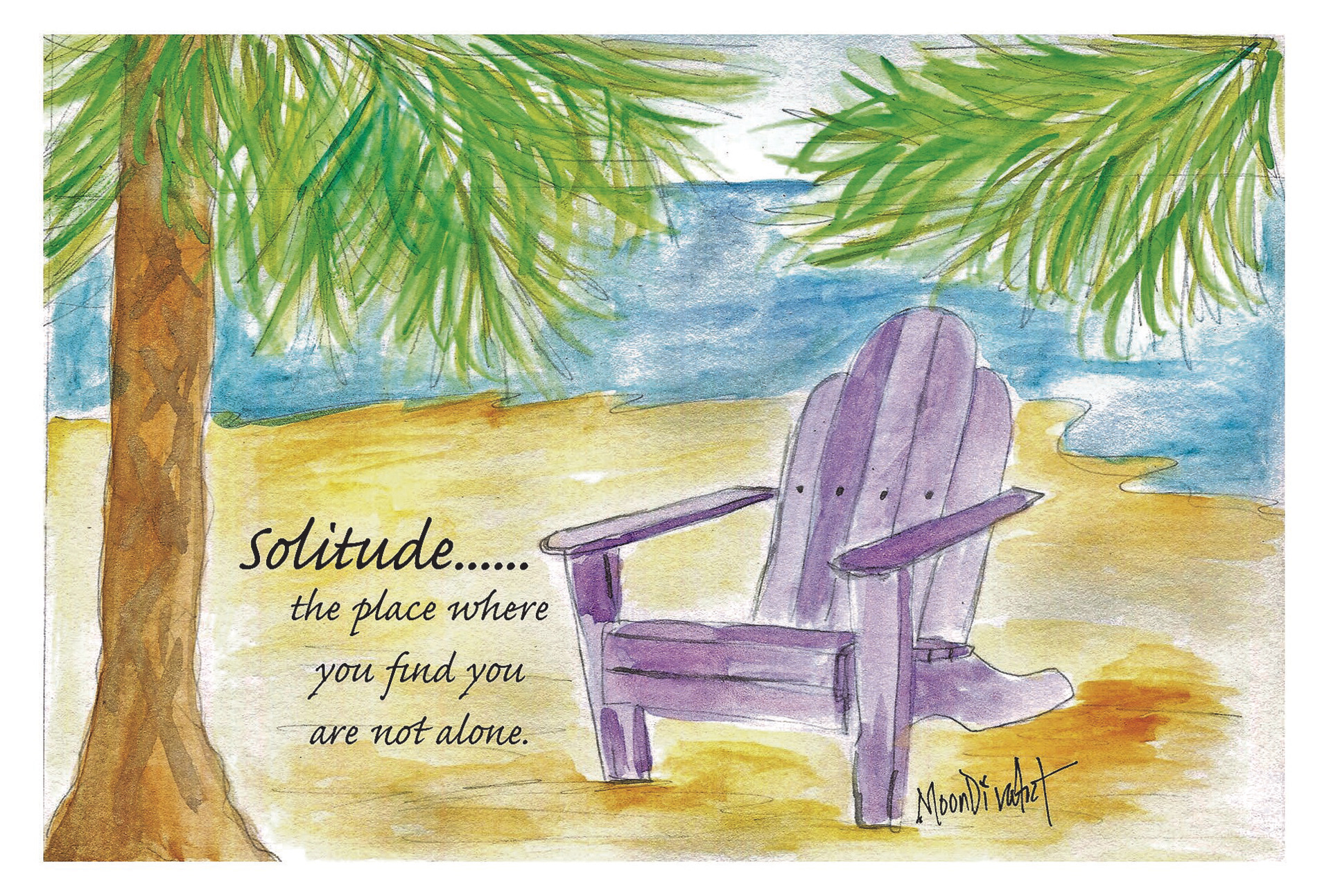 Solitude - watercolor