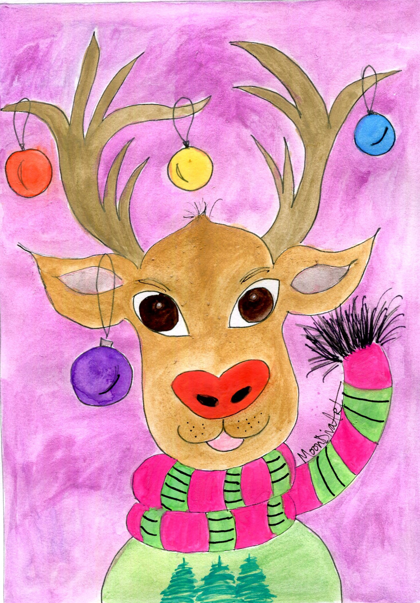 Ruddy - watercolor