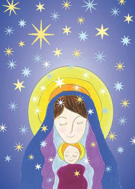 Mary - watercolor