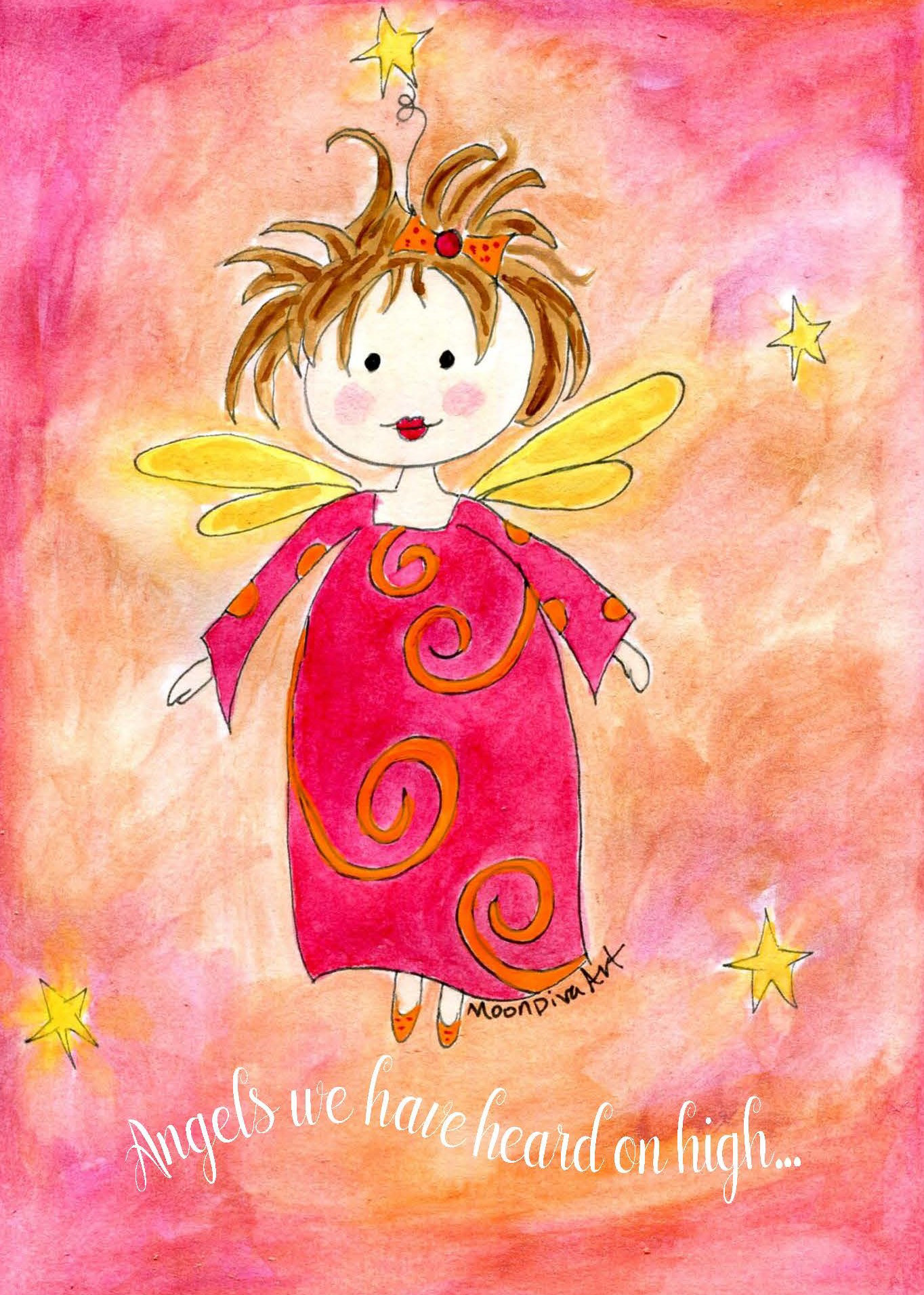 Angel - watercolor