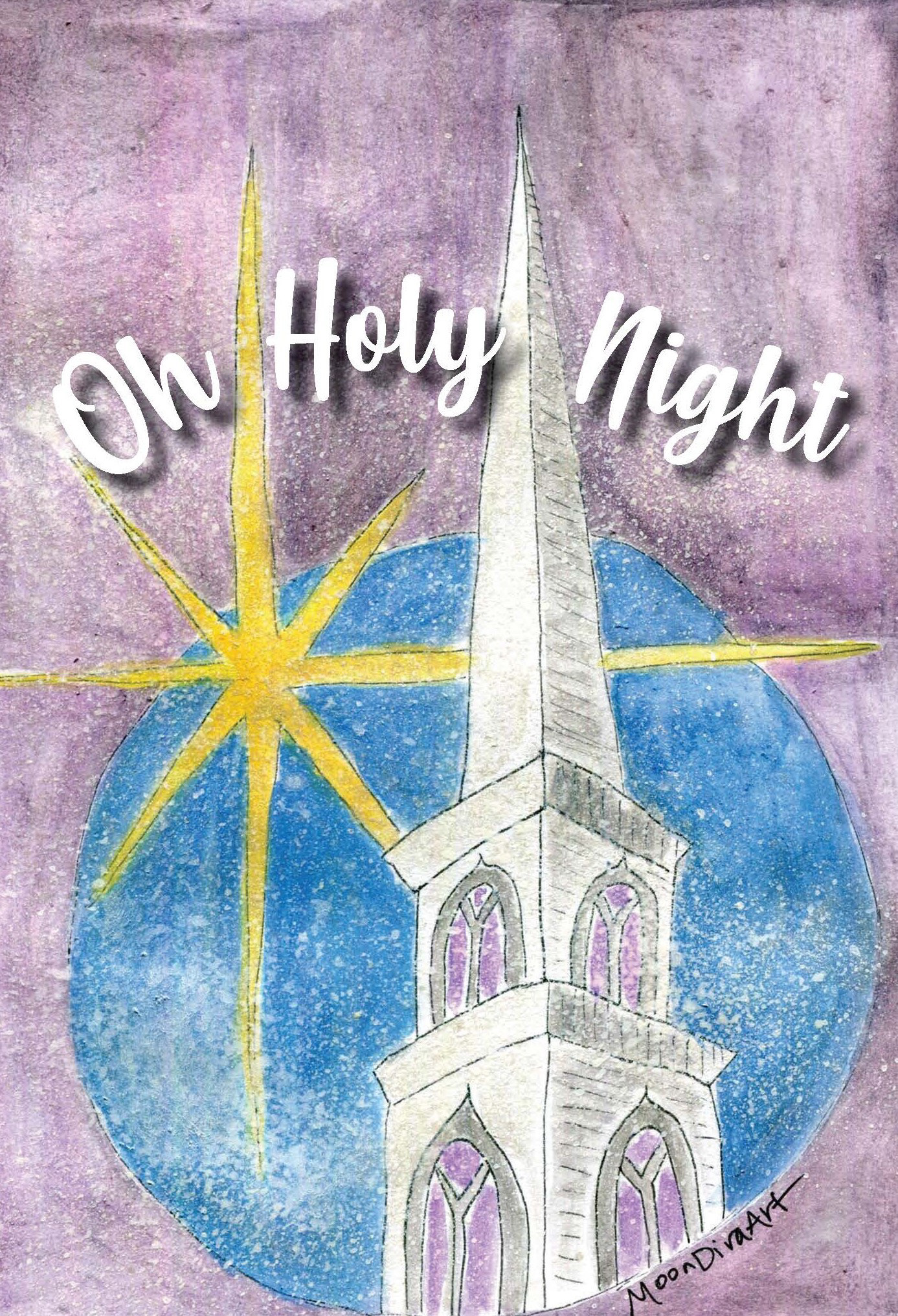 Oh Holy Night - watercolor