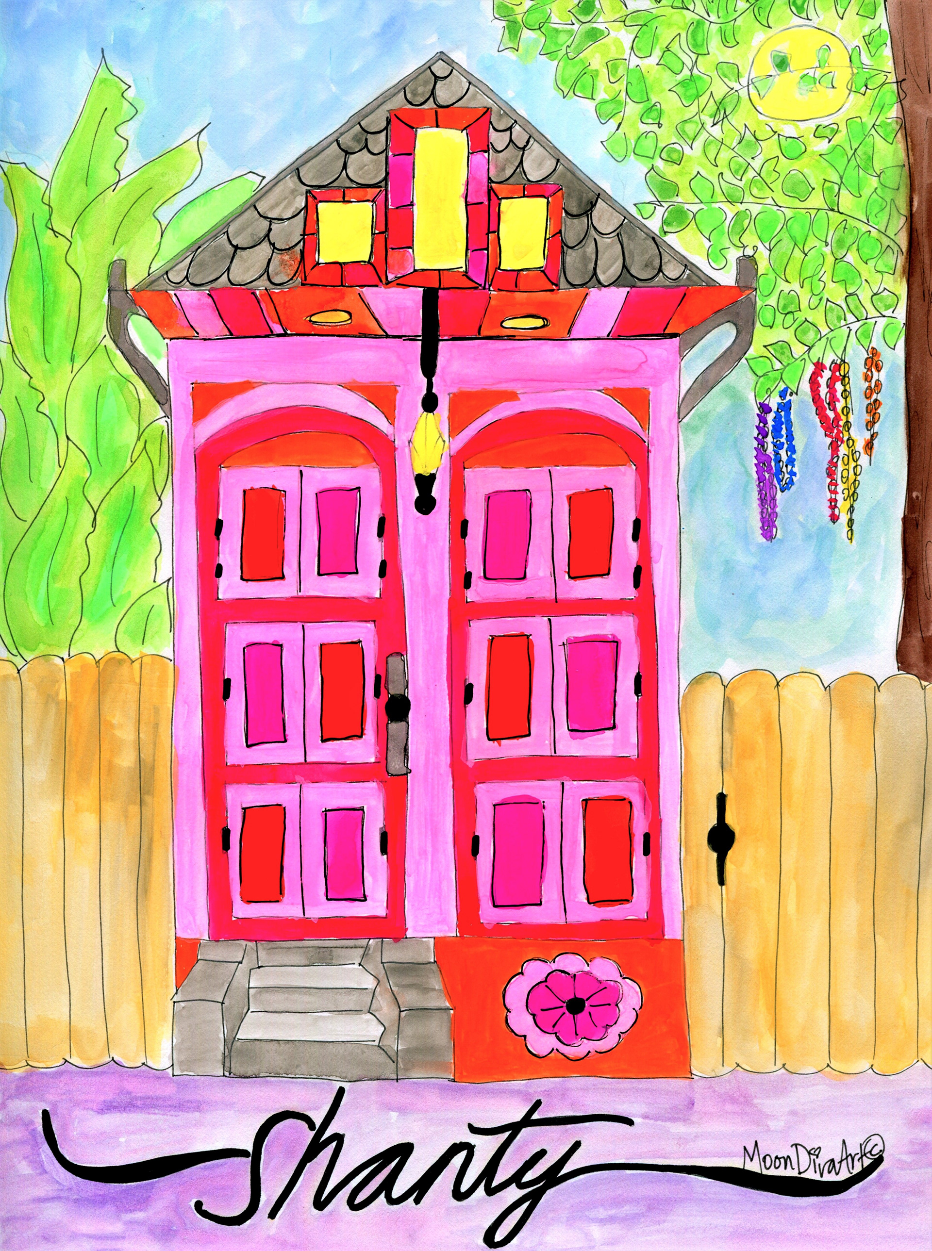 NOLA Shanty 2 - watercolor
