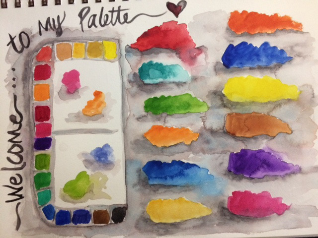 Welcome to my Palette - watercolor