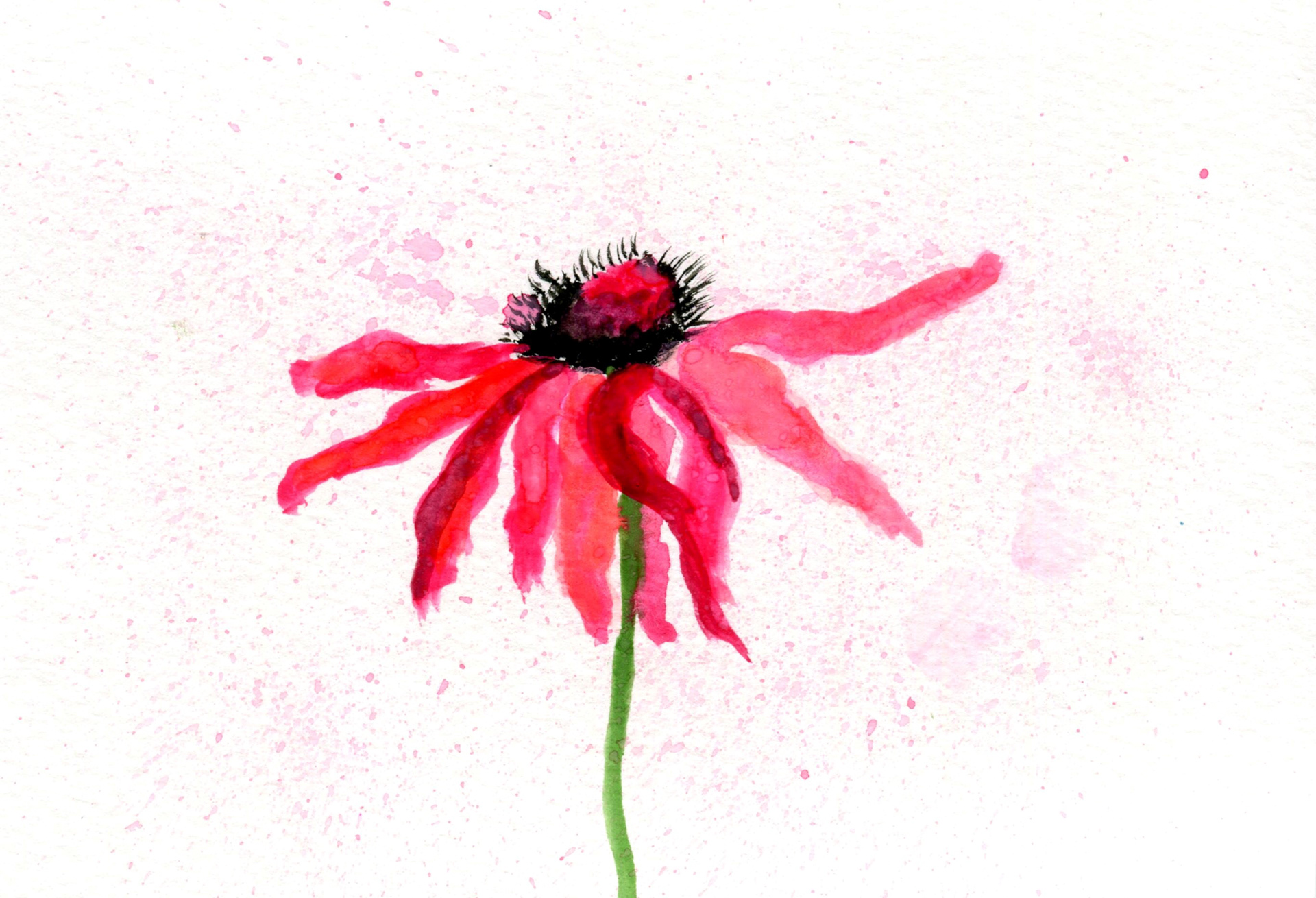 Solitude - watercolor