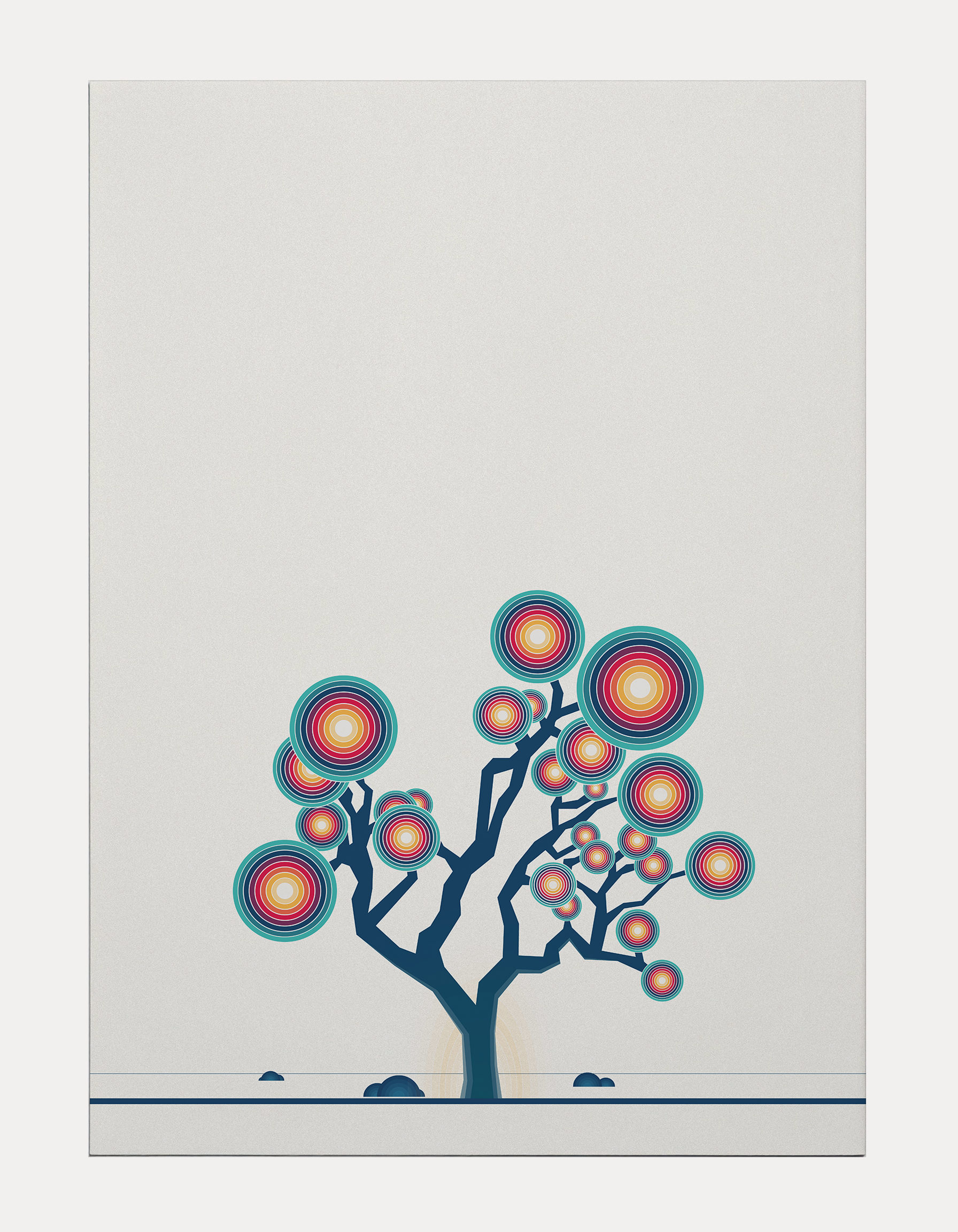 Close-up shot of the Hakea's Embrace print, printed on Ilford Smooth Pearl paper, showcasing the premium matte texture and print quality.