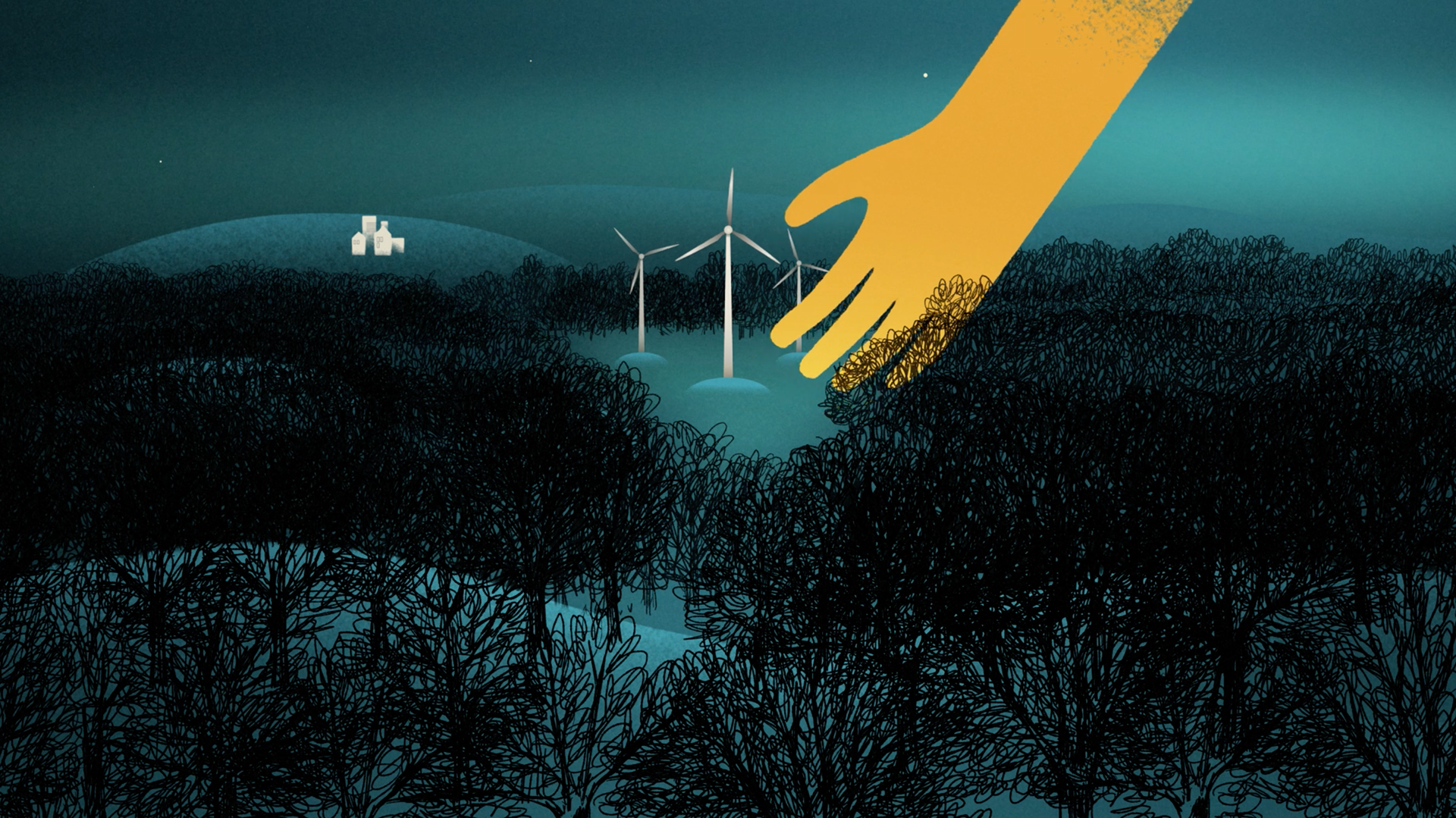 Windkraftanlagen in Wäldern