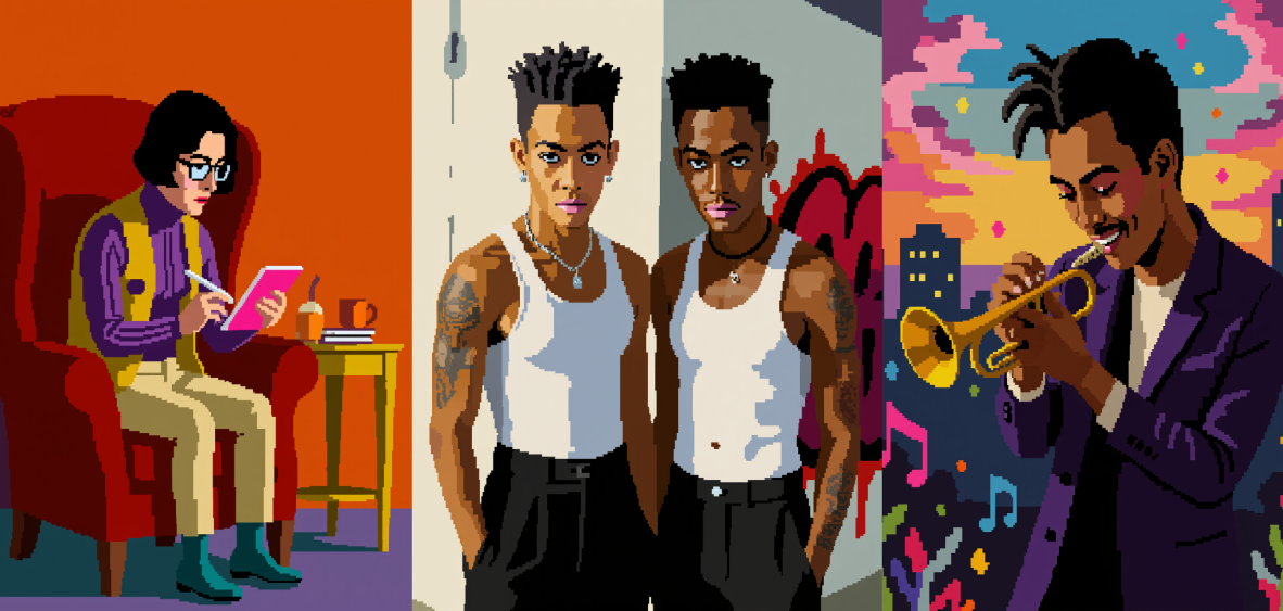 Generierte Illustrationen mit eignen KI Modell exactly.ai)