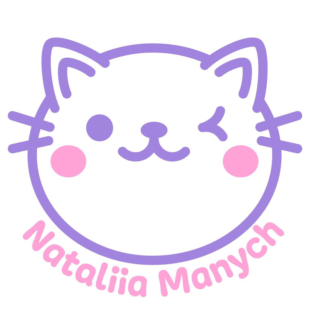 Nataliia Manych kawaii logo