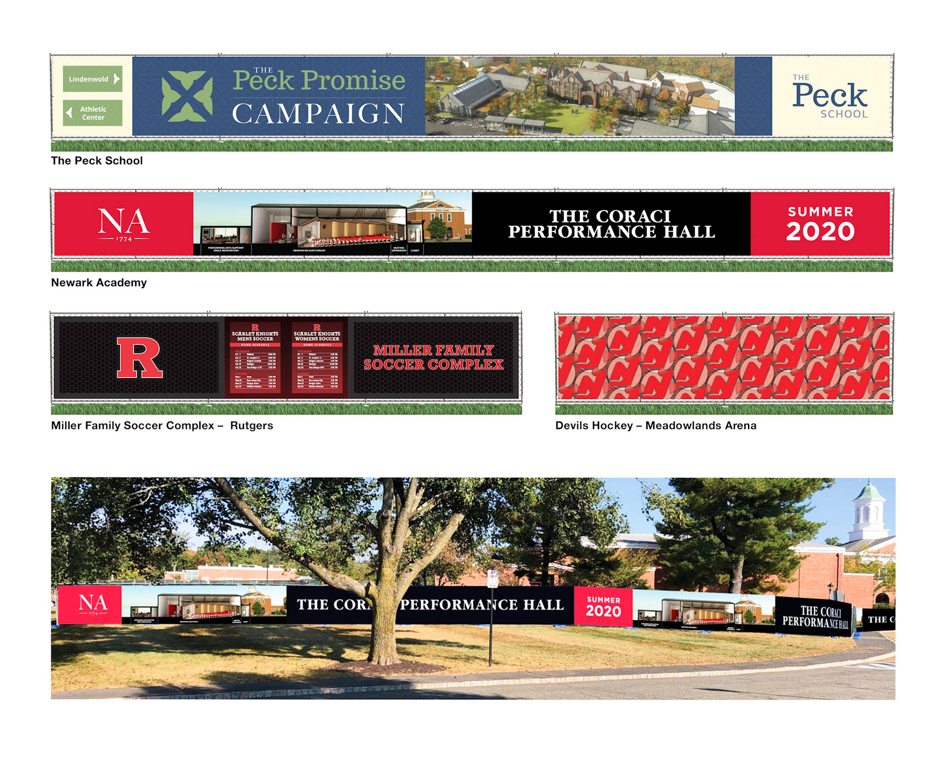 Assorted Fence Mesh Designs