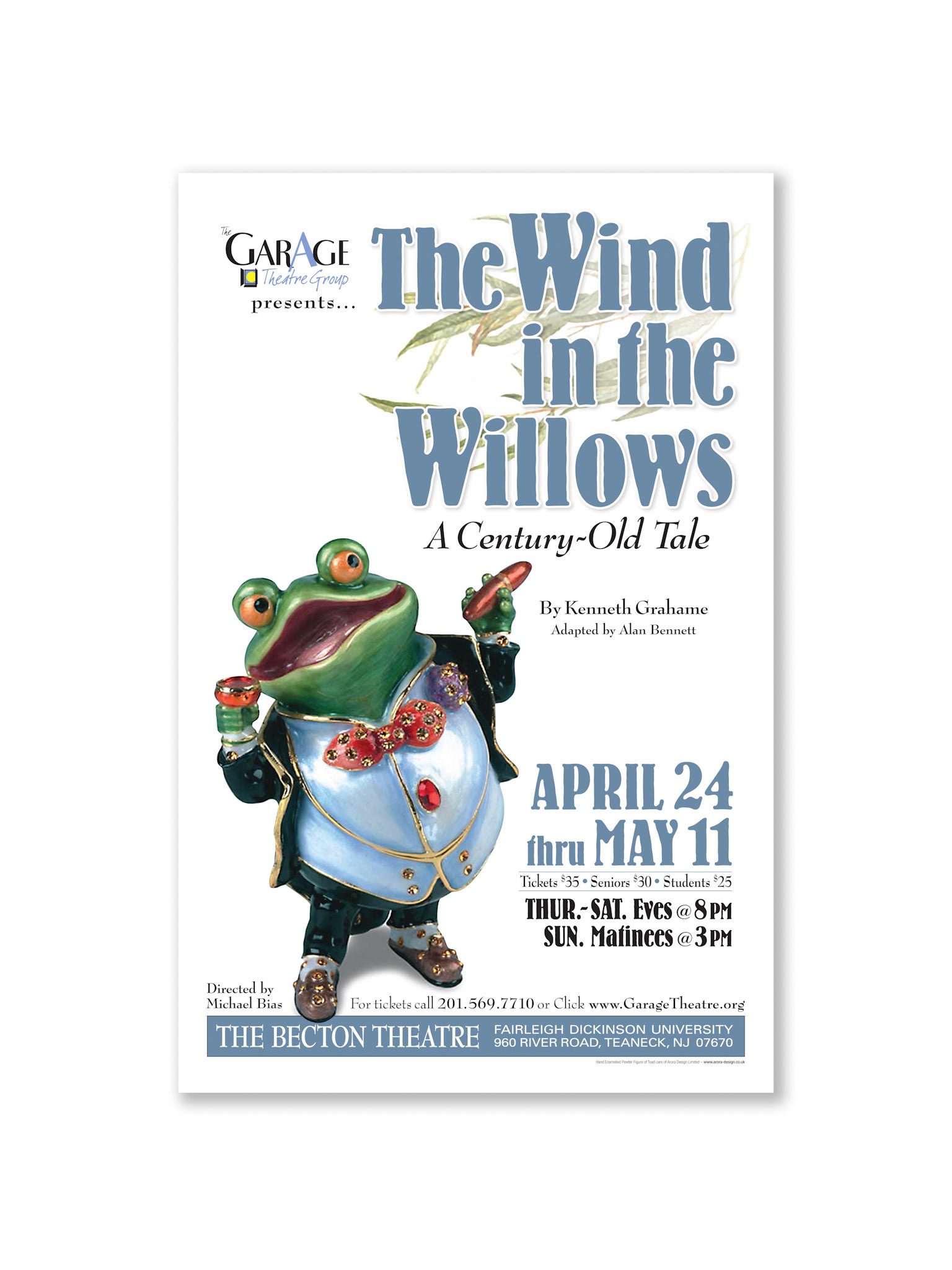 "The Wind in the Willows" Collateral - The Garage Theatre Group