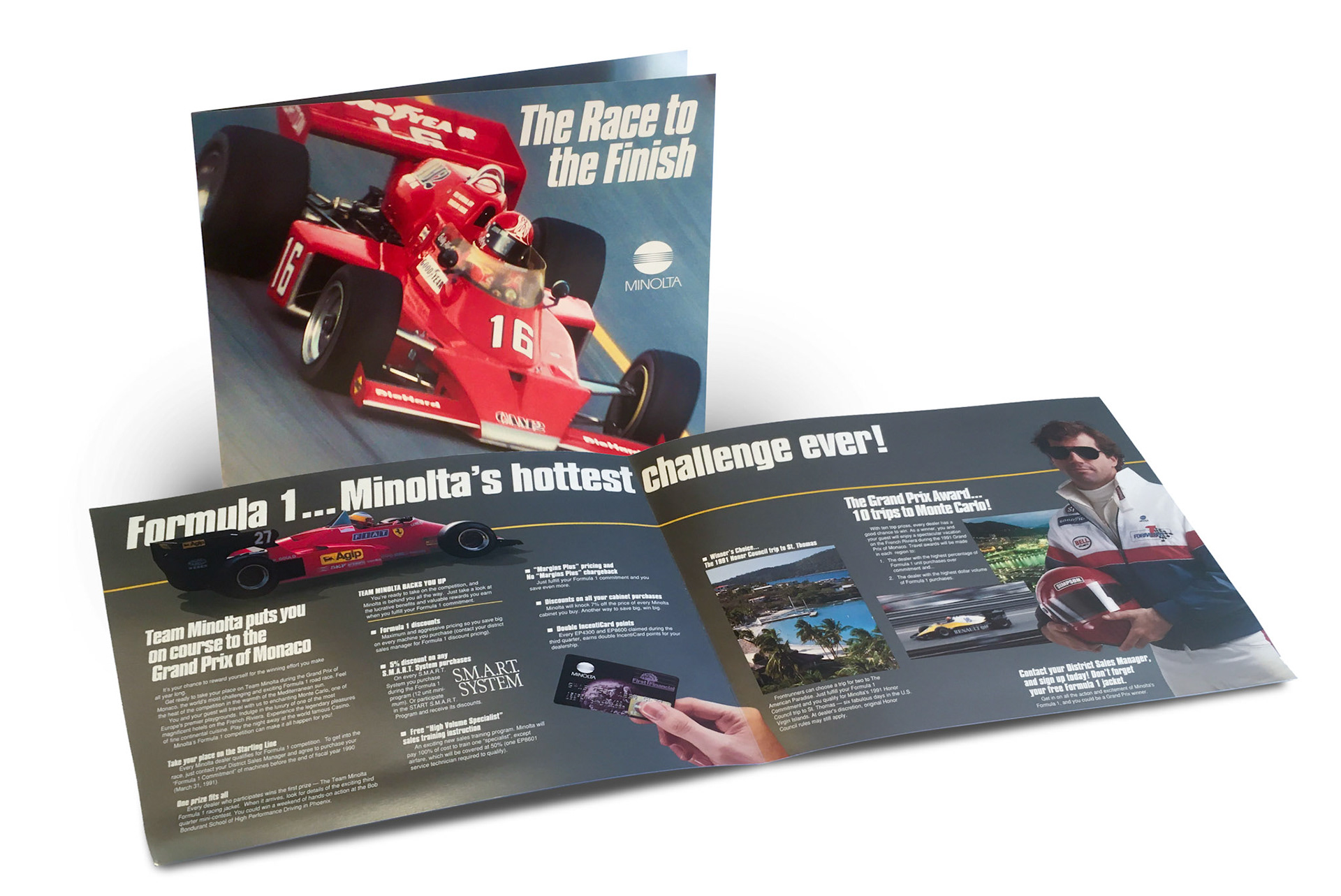 Grand Prix Monoco Sales Incentive Brochure - Minolta Corp.