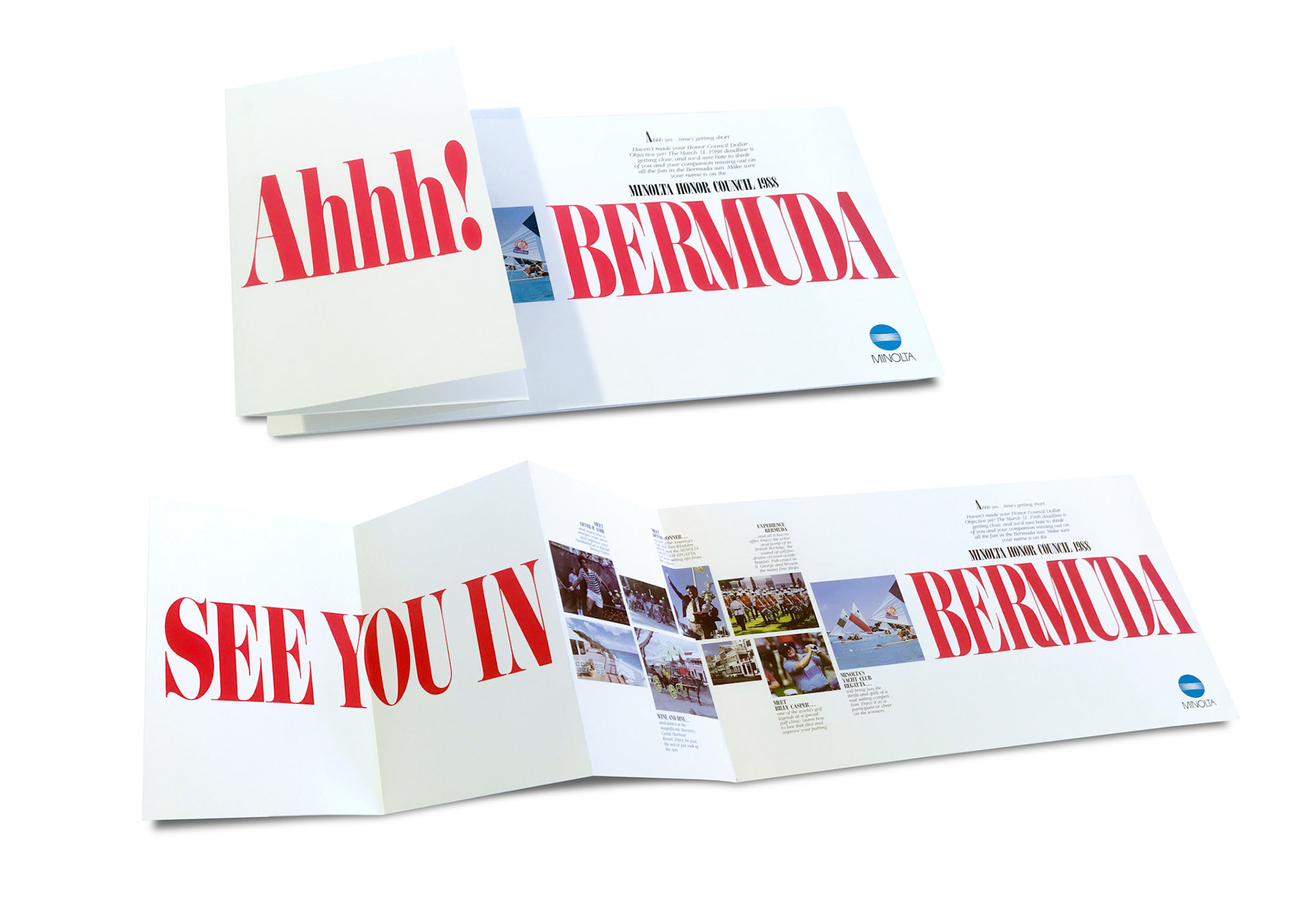 Trip to Bermuda Sales Incentive Trifold - Minolta Corp.