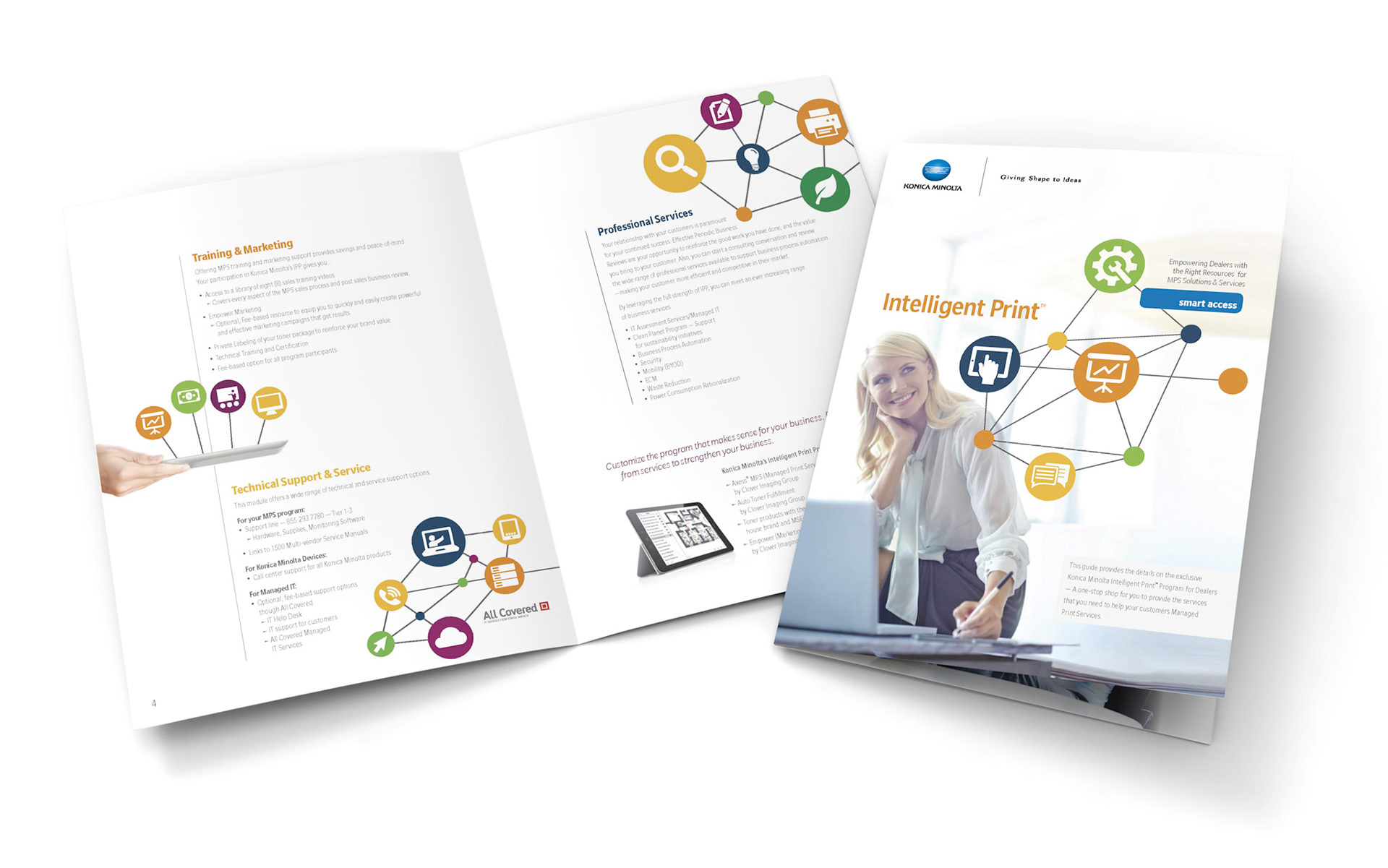 Intelligent Print 38pg Brochure Design Adaptaion - Konica Minolta Business Solutions