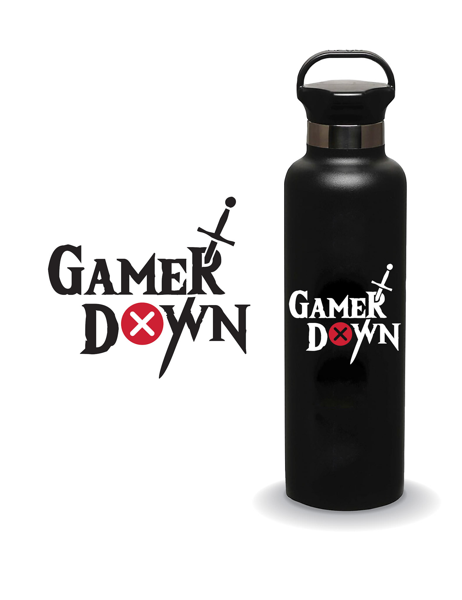 "Gamer Down" Logo