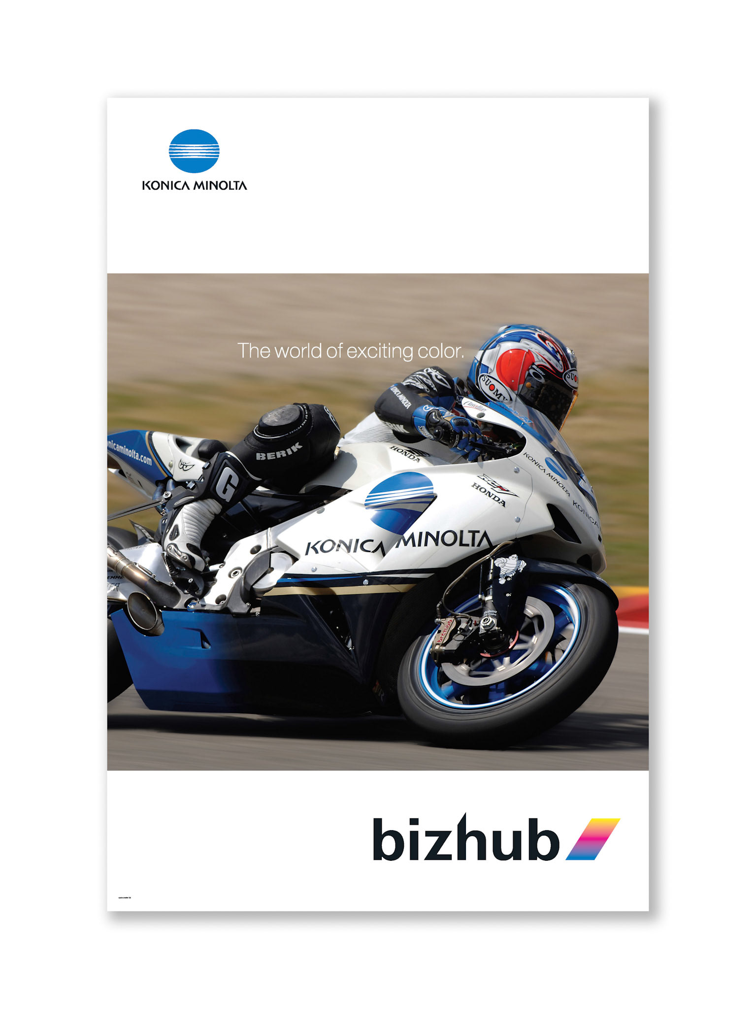 "The world of exciting color" Poster - Konica Minolta Business Solutions