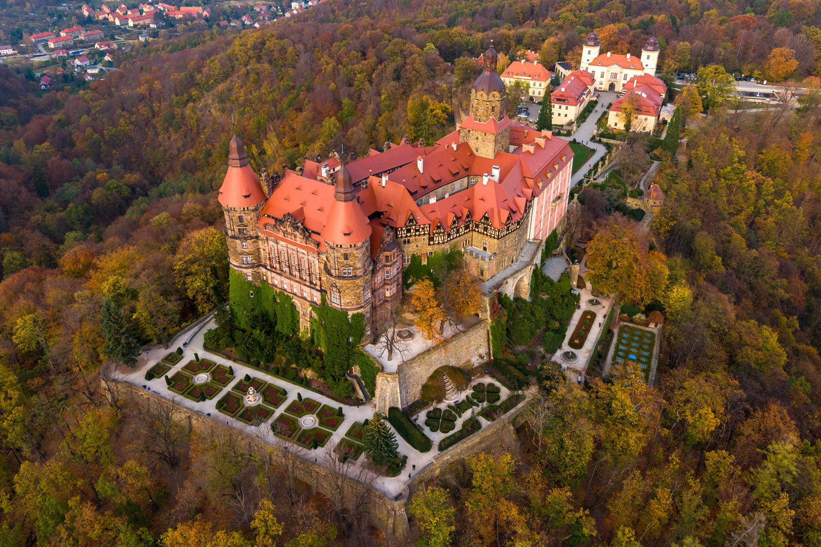 zdjęcia z drona: Zamek Książ