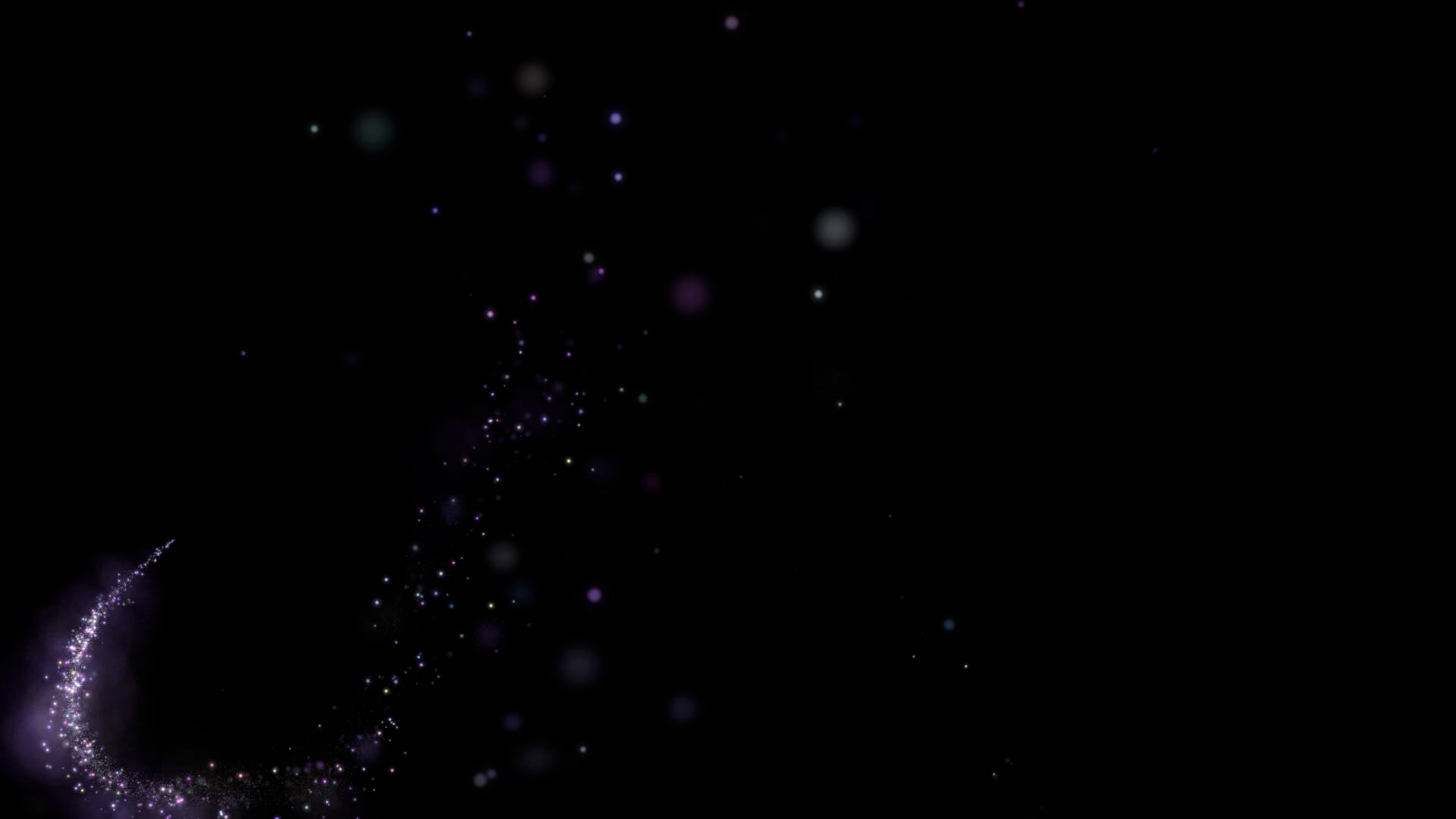 Created look and style of sparkles