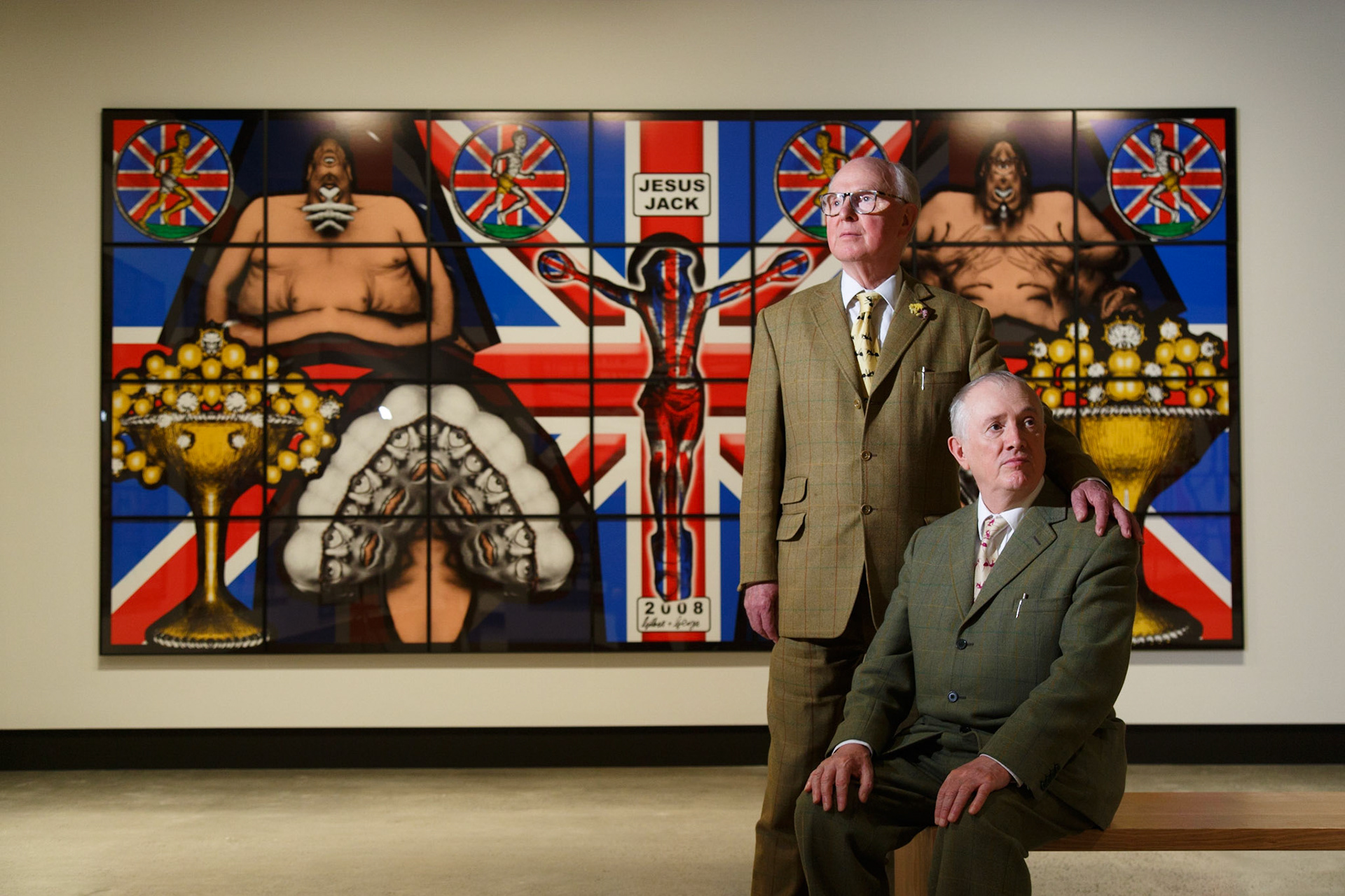 British art duo Gilbert &amp; George at MONA 2015