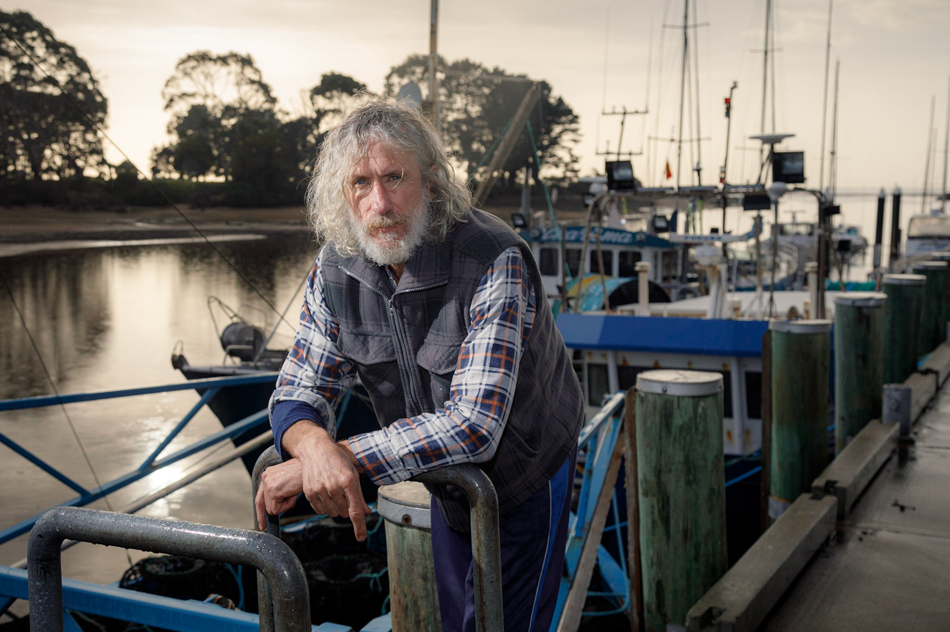 Craig Garland who is running as an independent in the Braddon by-election.Photographed at the wharf in Wynyard on Tasmania's north coast.18/07/2018