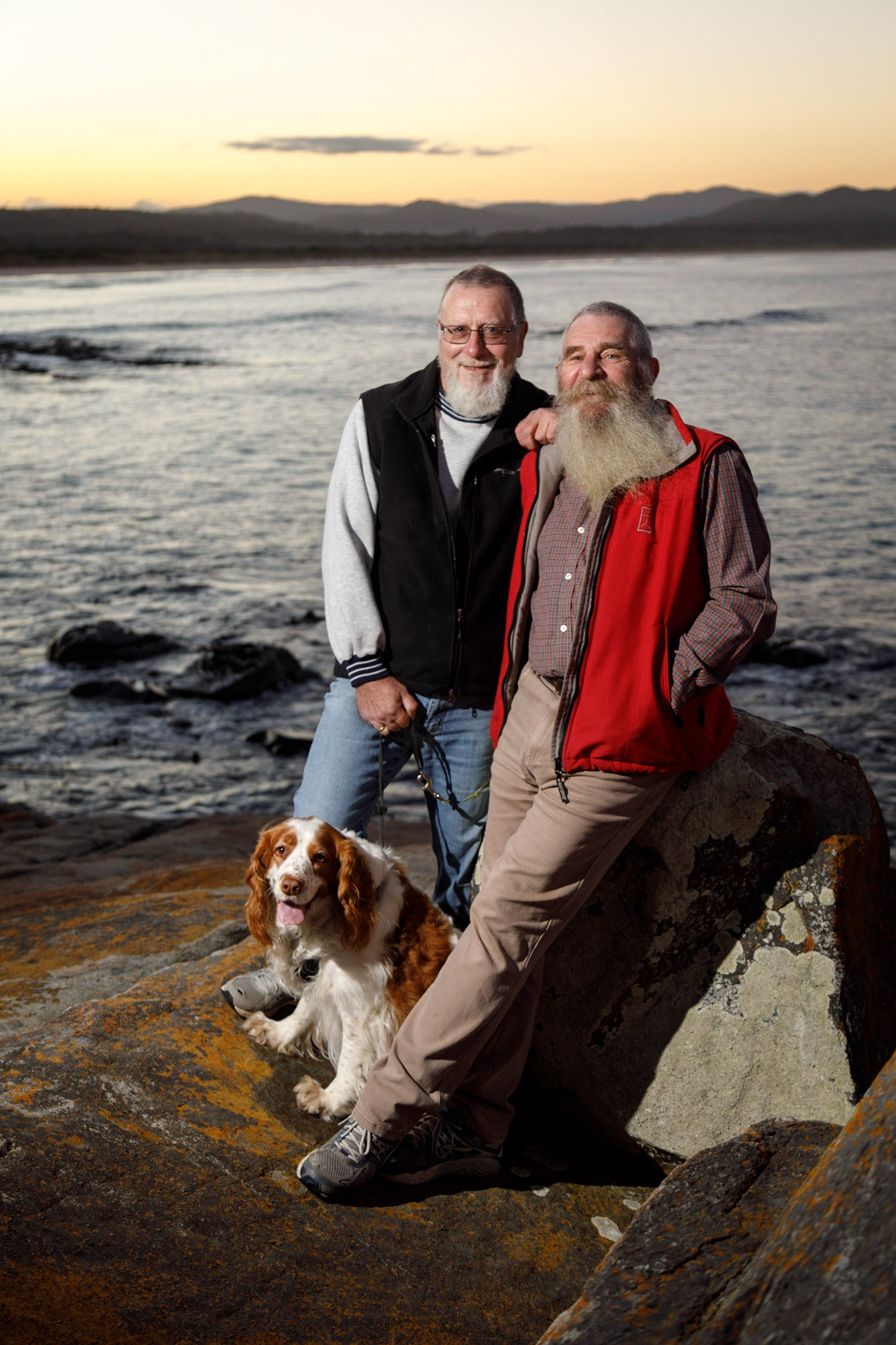 COTA project 2017Peter and Murray at Falmouth