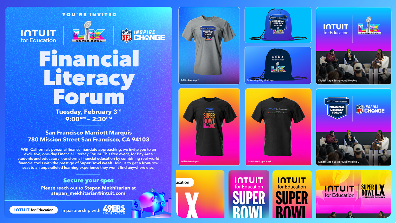 Flyer, Signage, & Event Merch