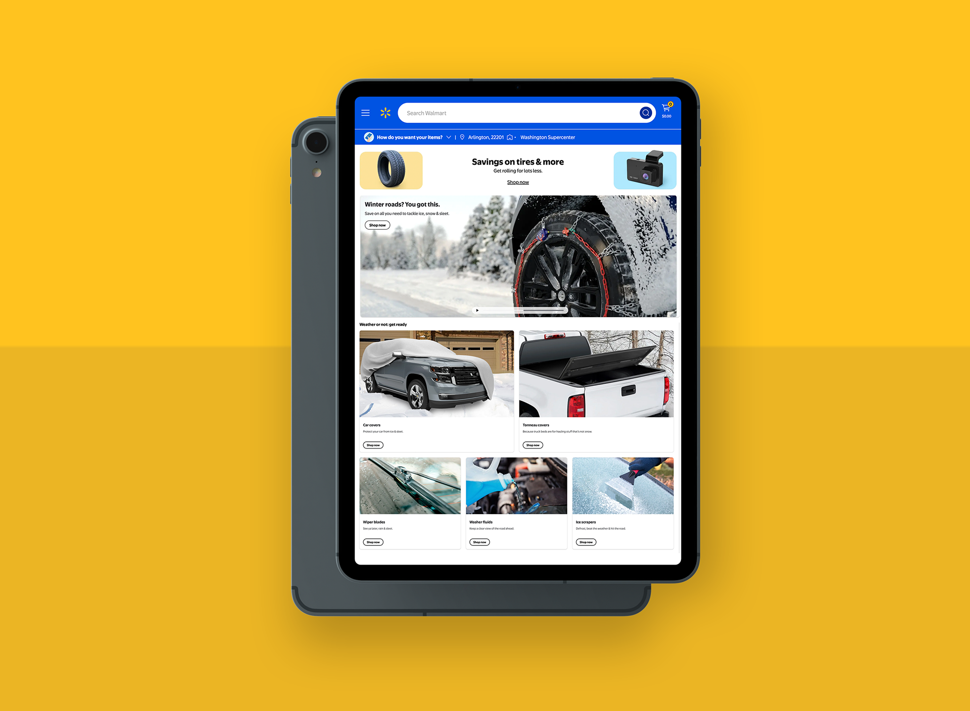 Auto Winter Prep | Category Page Design & Graphics