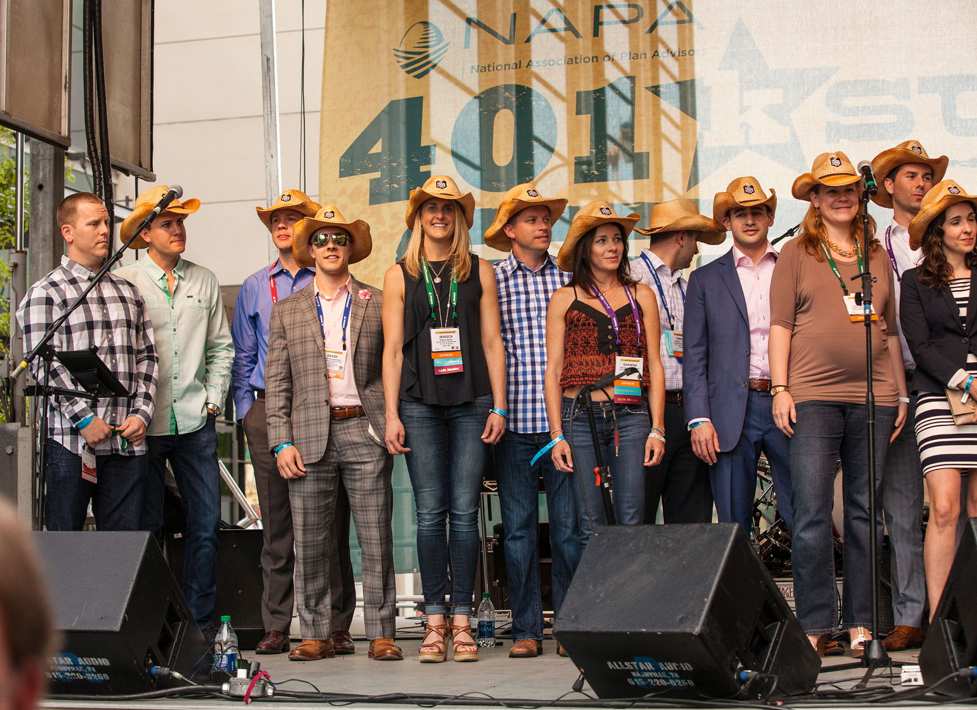 NAPA401kSummit Event Identity — Stage Graphics, Logos, Sub-brands