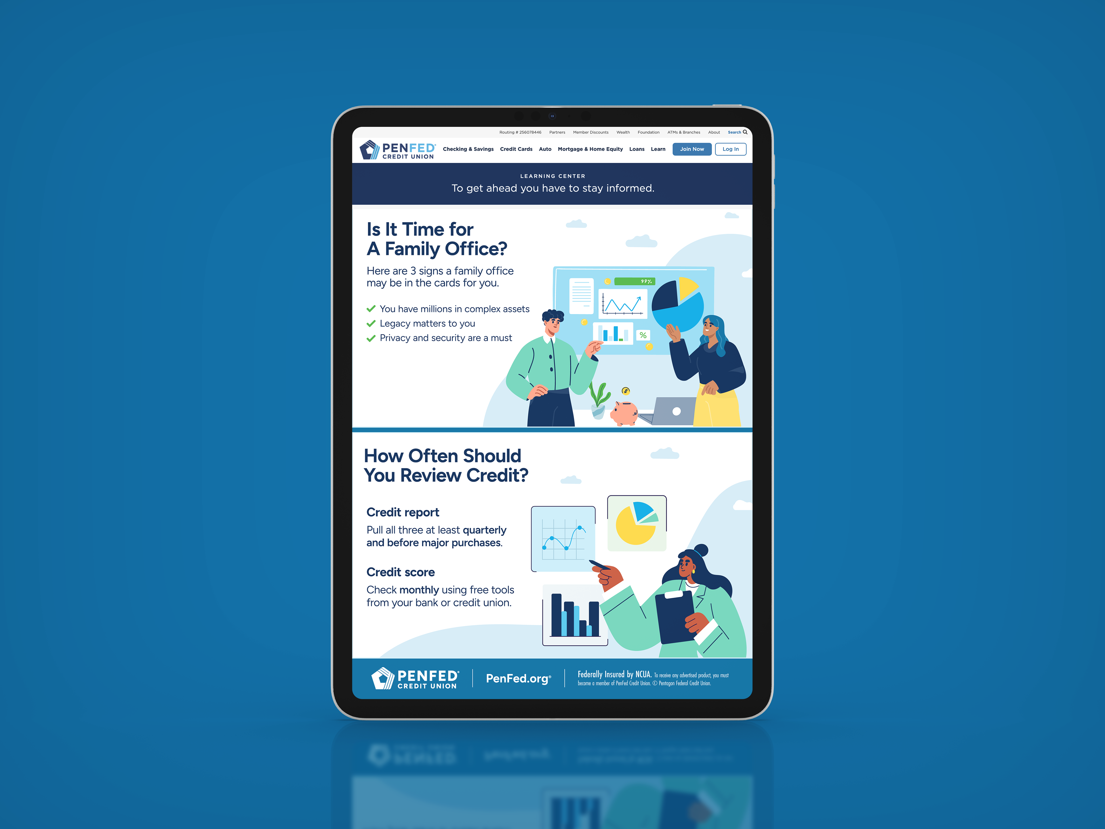 Credit & Financial Tips | Infographic