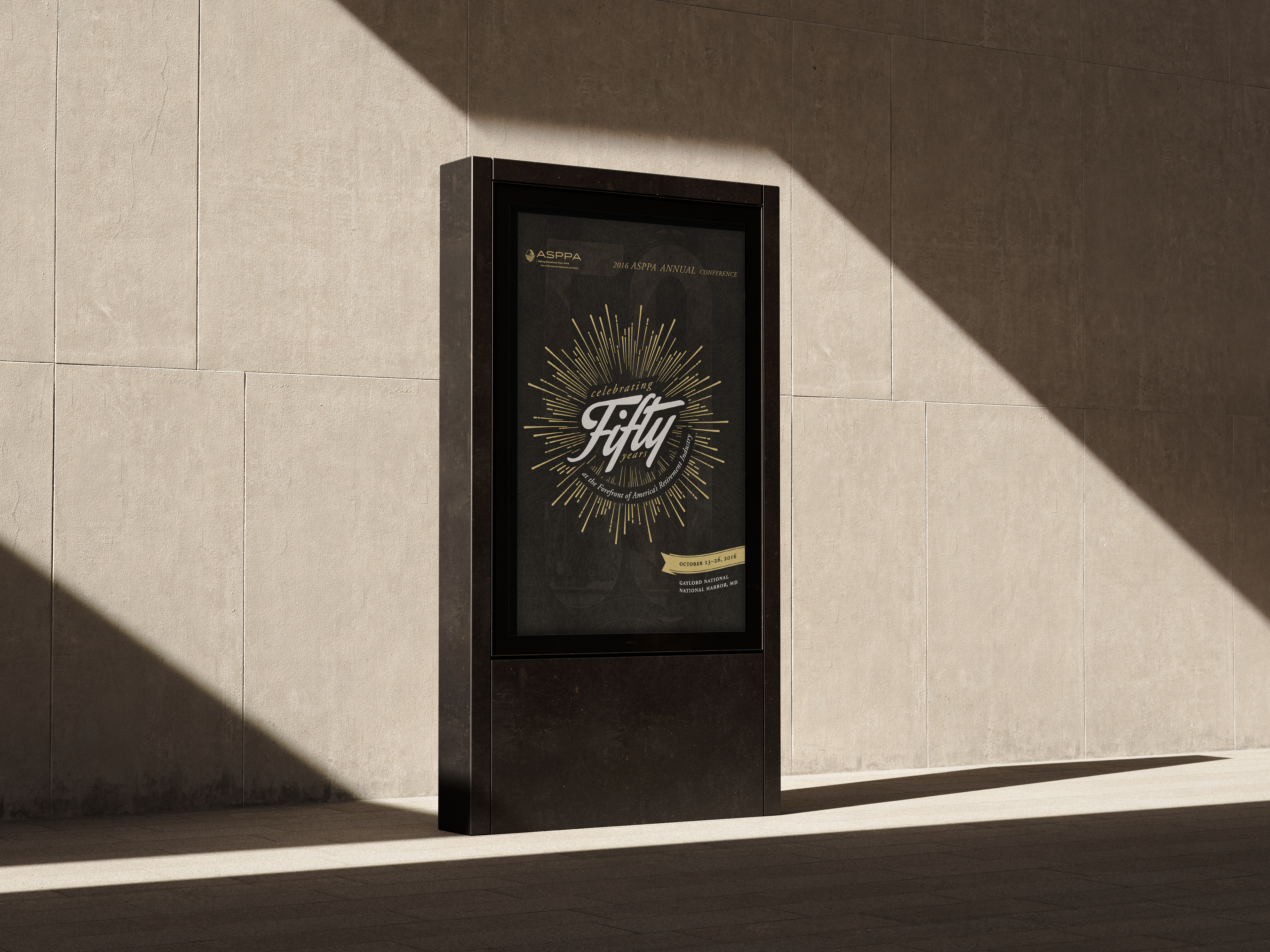 ASPPA at 50 | ARA Annual Conference & Anniversary Identity Design | @ National Harbor