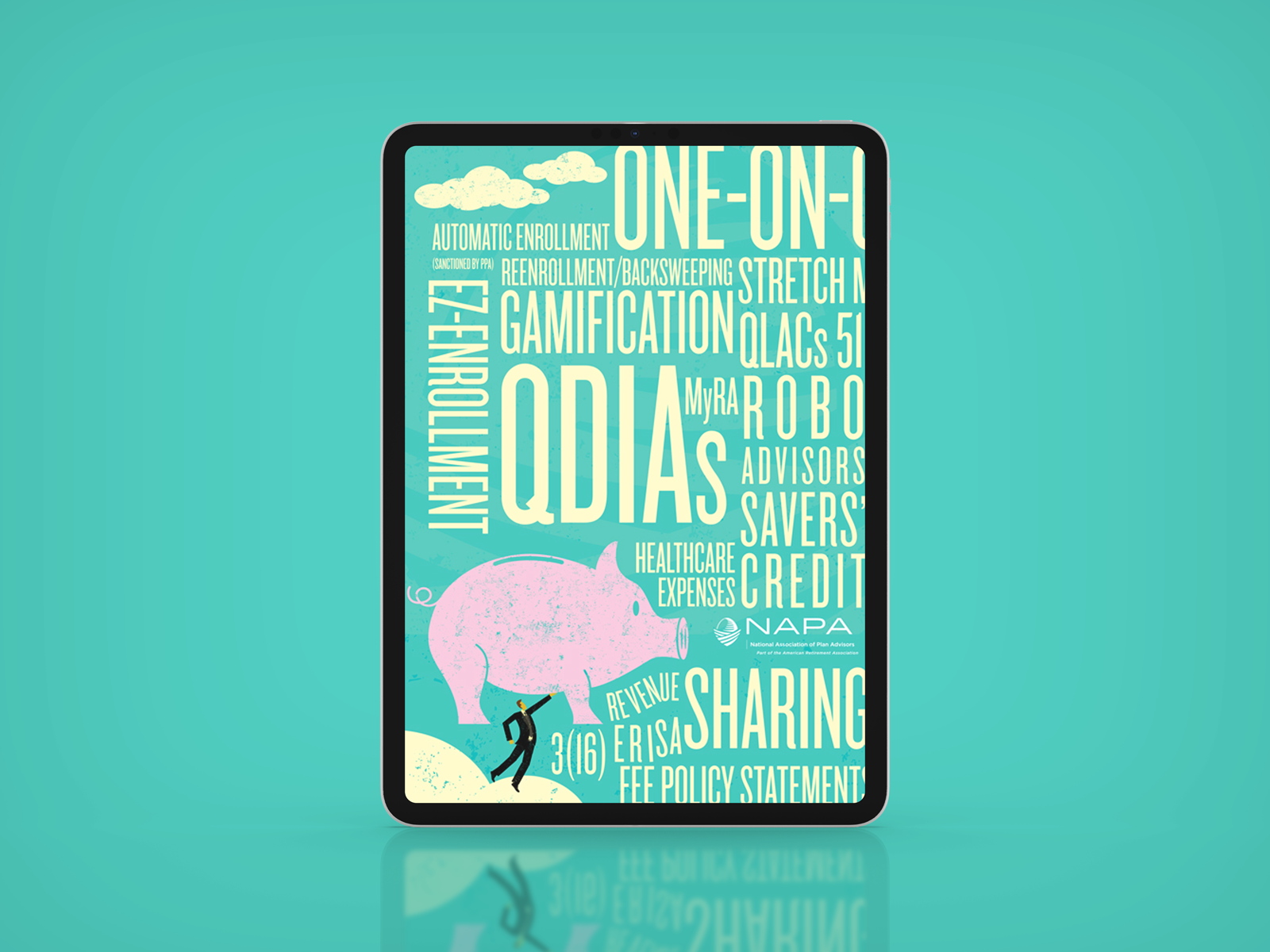 Financial Advisors & Ways to Save | Magazine Poster