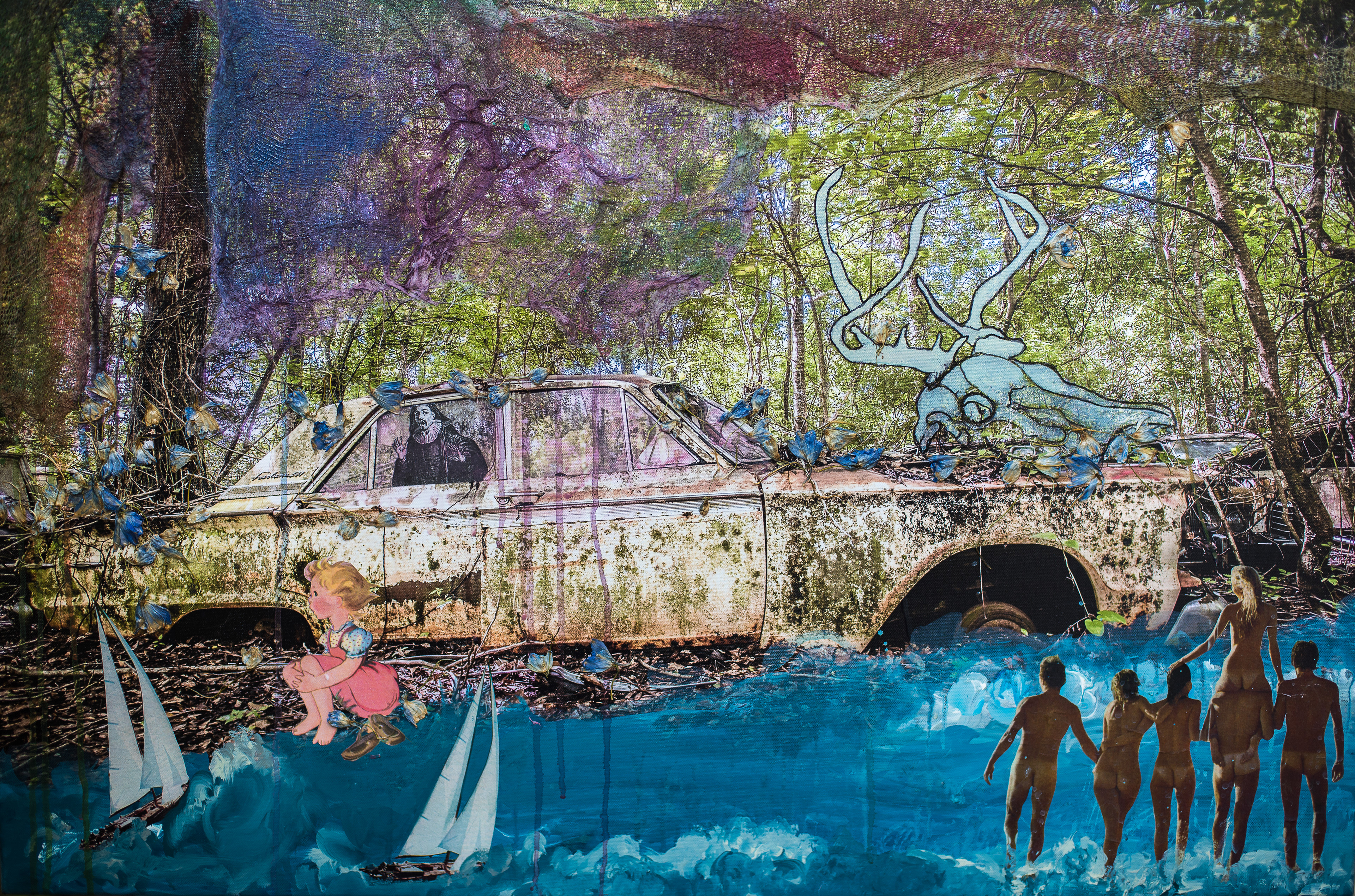 Slummer Fun 36"x24" - SOLD