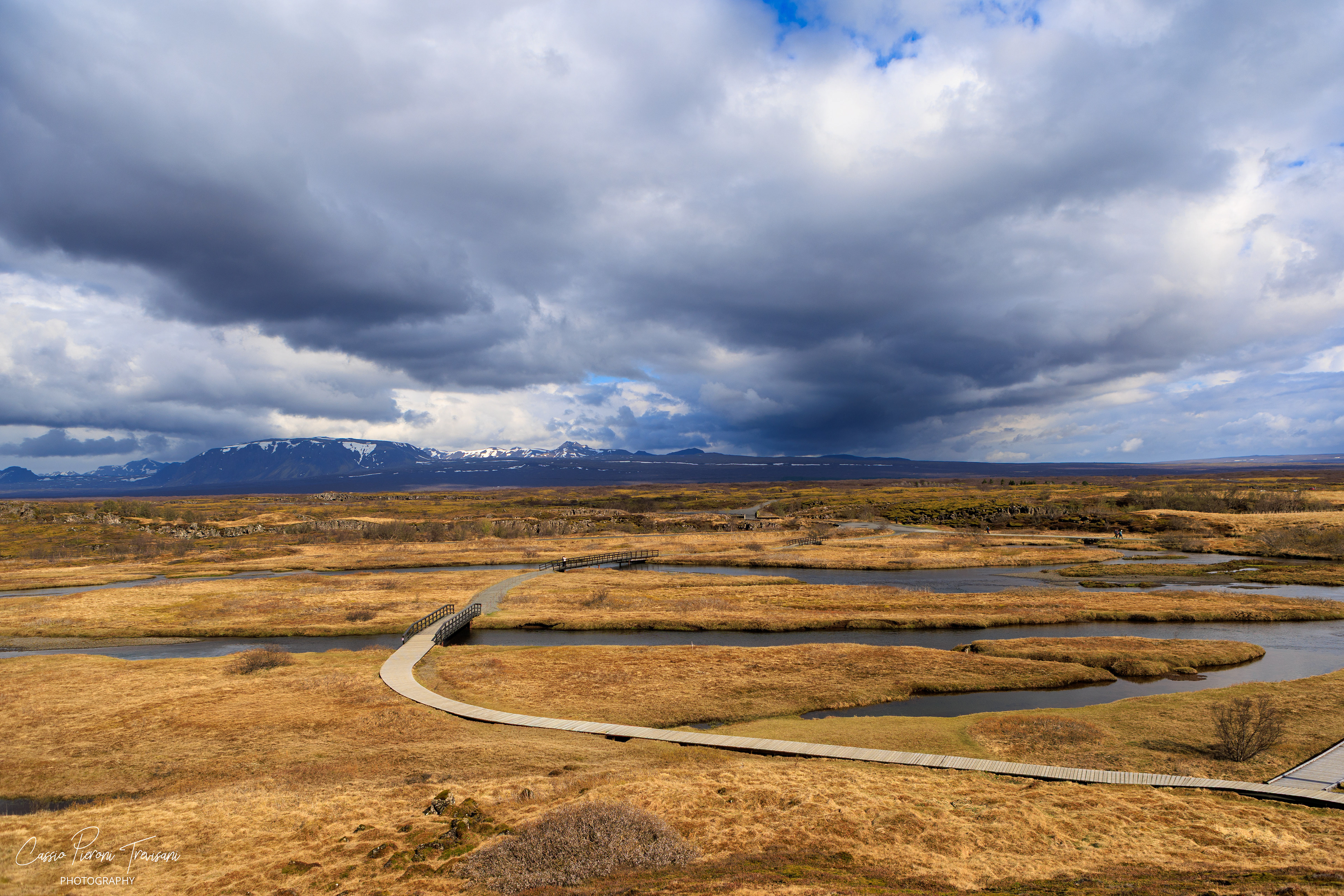 Þingvellir landscape, Iceland rift valley, storm clouds Iceland, Golden Circle, Iceland National Park