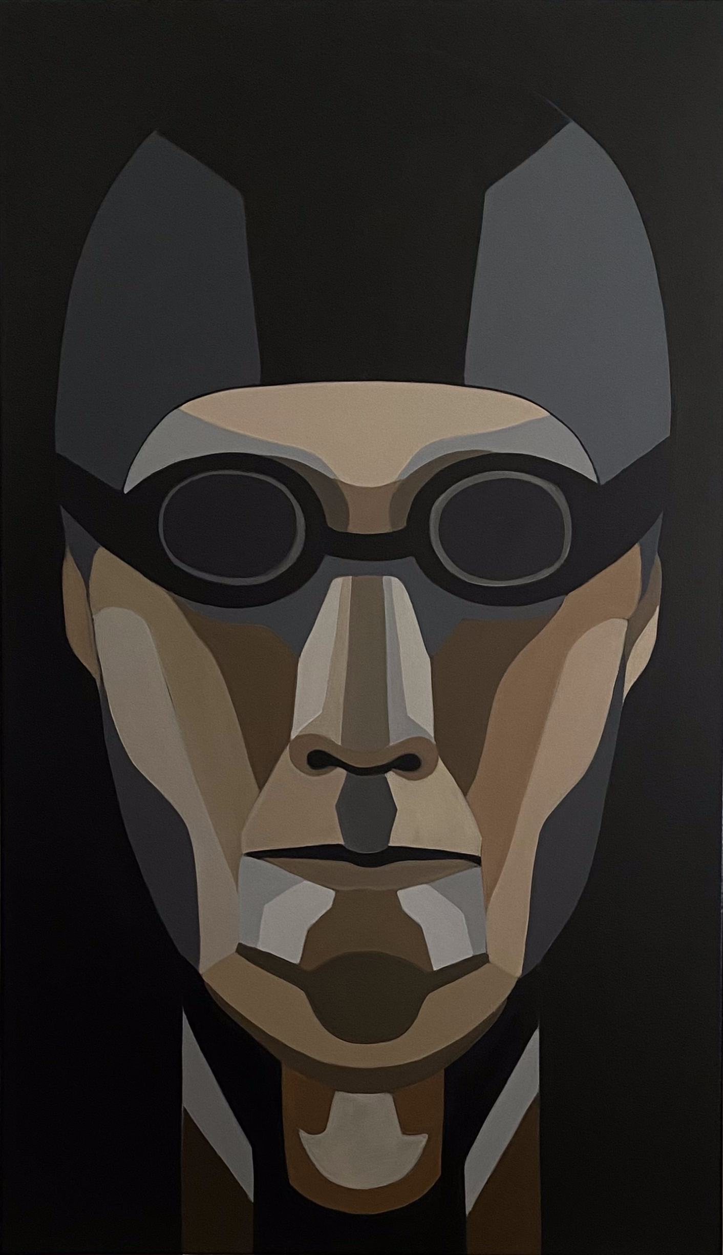 prosopon 9 , acrylic on canvas, 70 x 120 cm