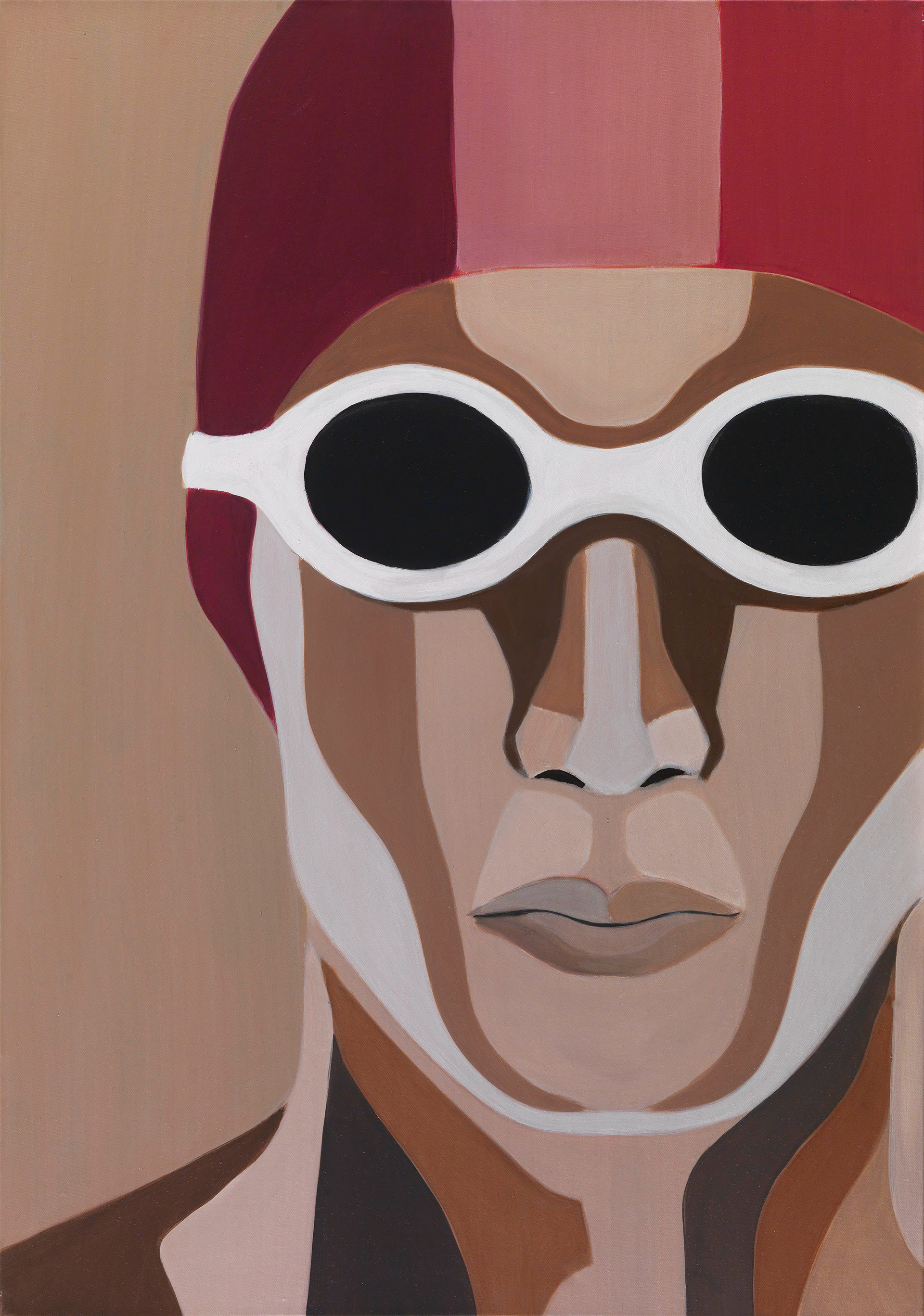 prosopon 4 , acrylic on canvas, 70 x 100 cm