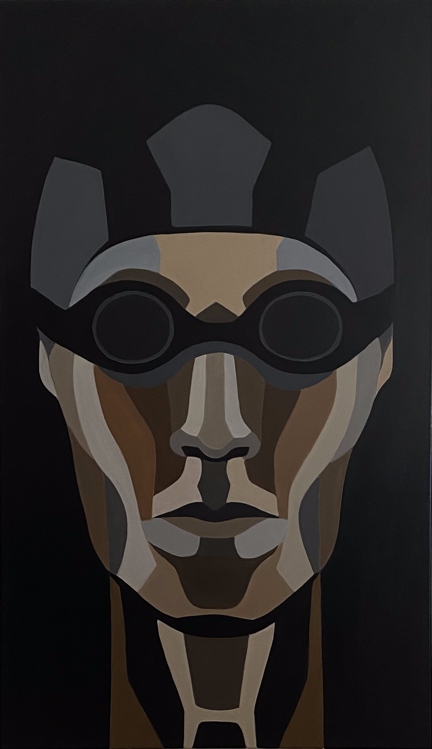 prosopon 10 , acrylic on canvas, 70 x 120 cm