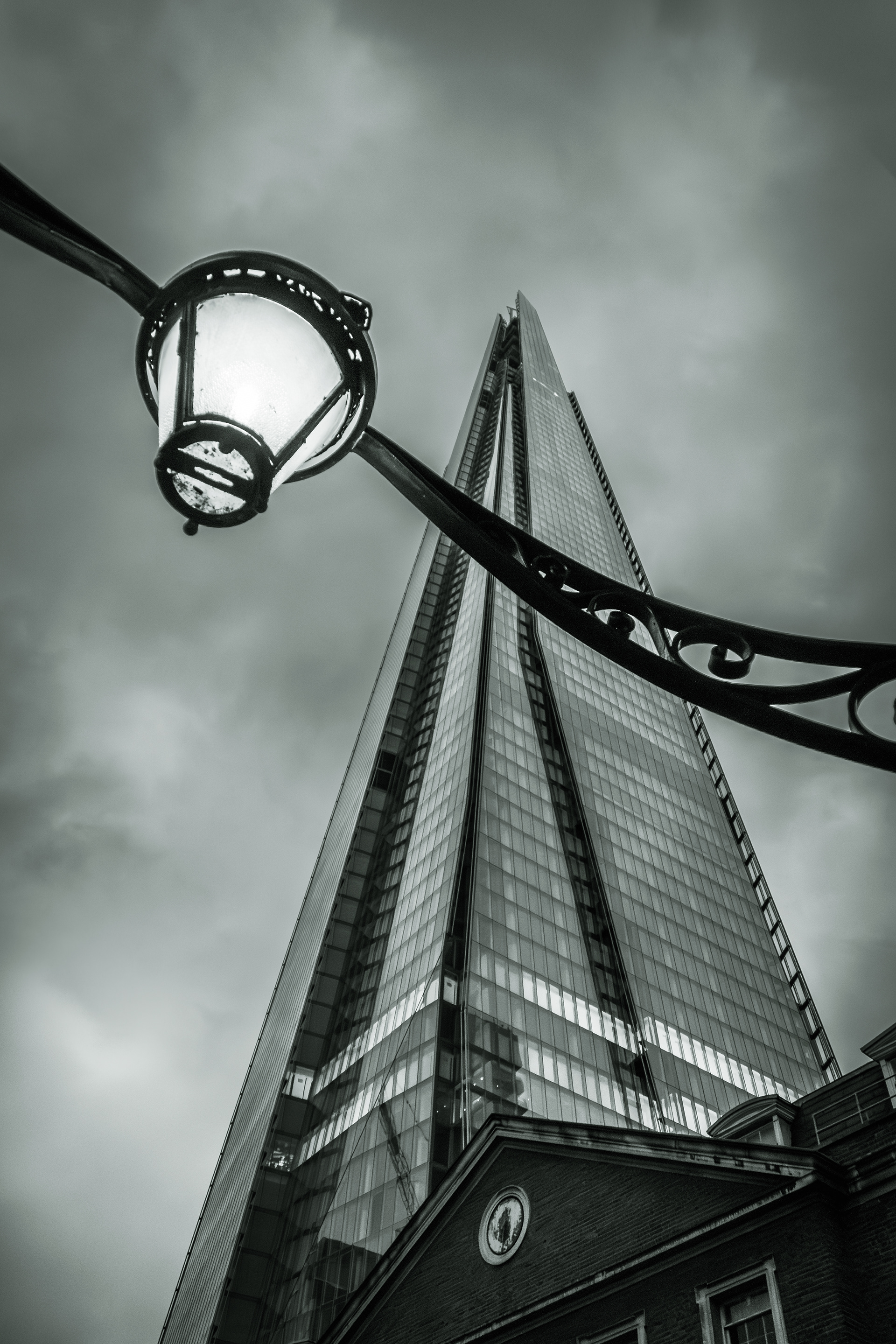 The Shard and streetlight
