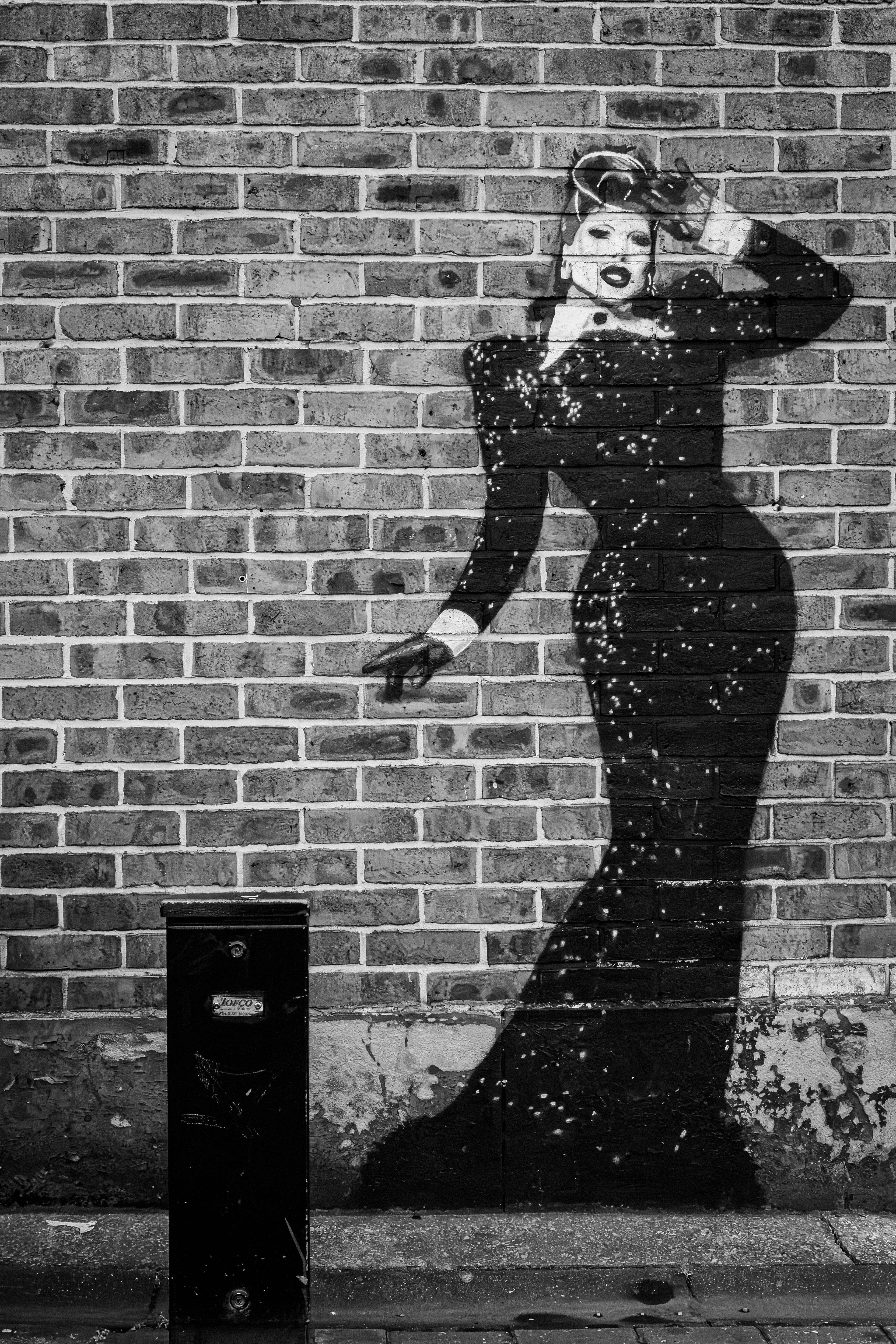 Art on a brick wall