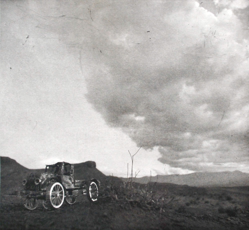 Old Truck, 2009; Photogravure , 10 x 11 in.