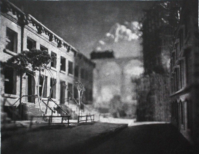 Bridge over Brooklyn, 2007; Photogravure , 19 x 25 in.