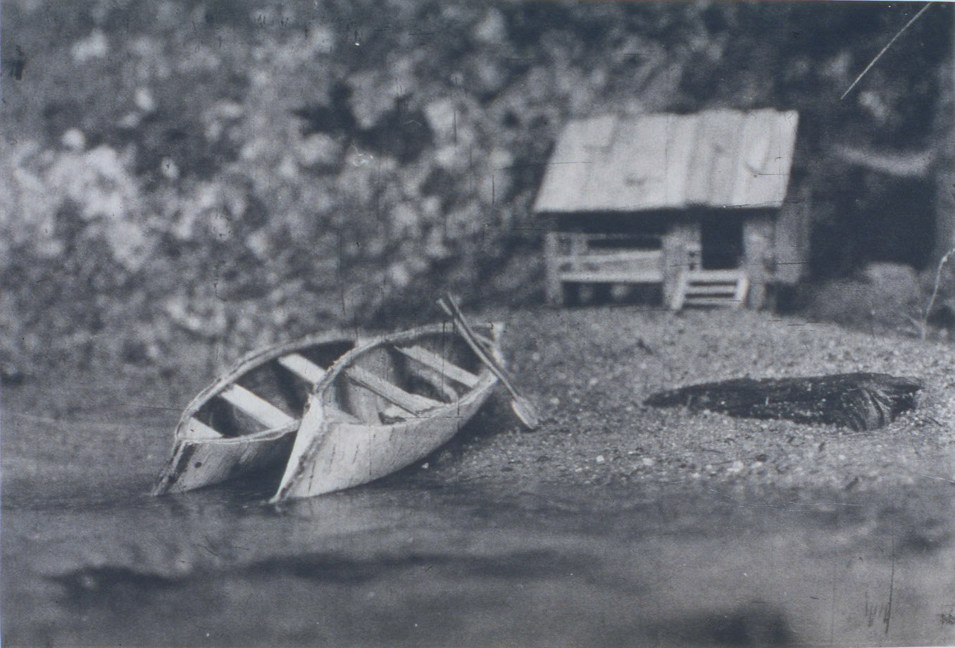 Fishing Shacks, 2001; Photogravure , 19 x 28.5 in.