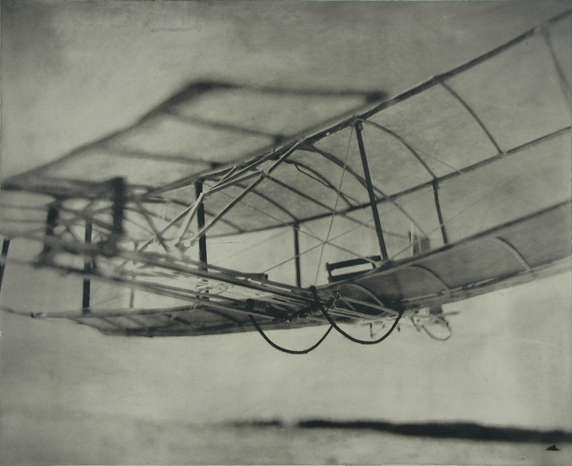 Biplane at Cranes Beach, 2003; Photogravure , 29 x 35 in.