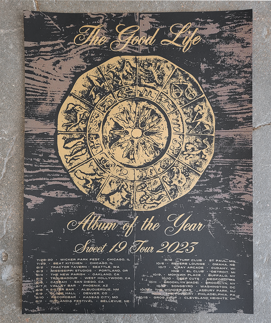 The Good Life - Album of the Year 2023 Tour Poster