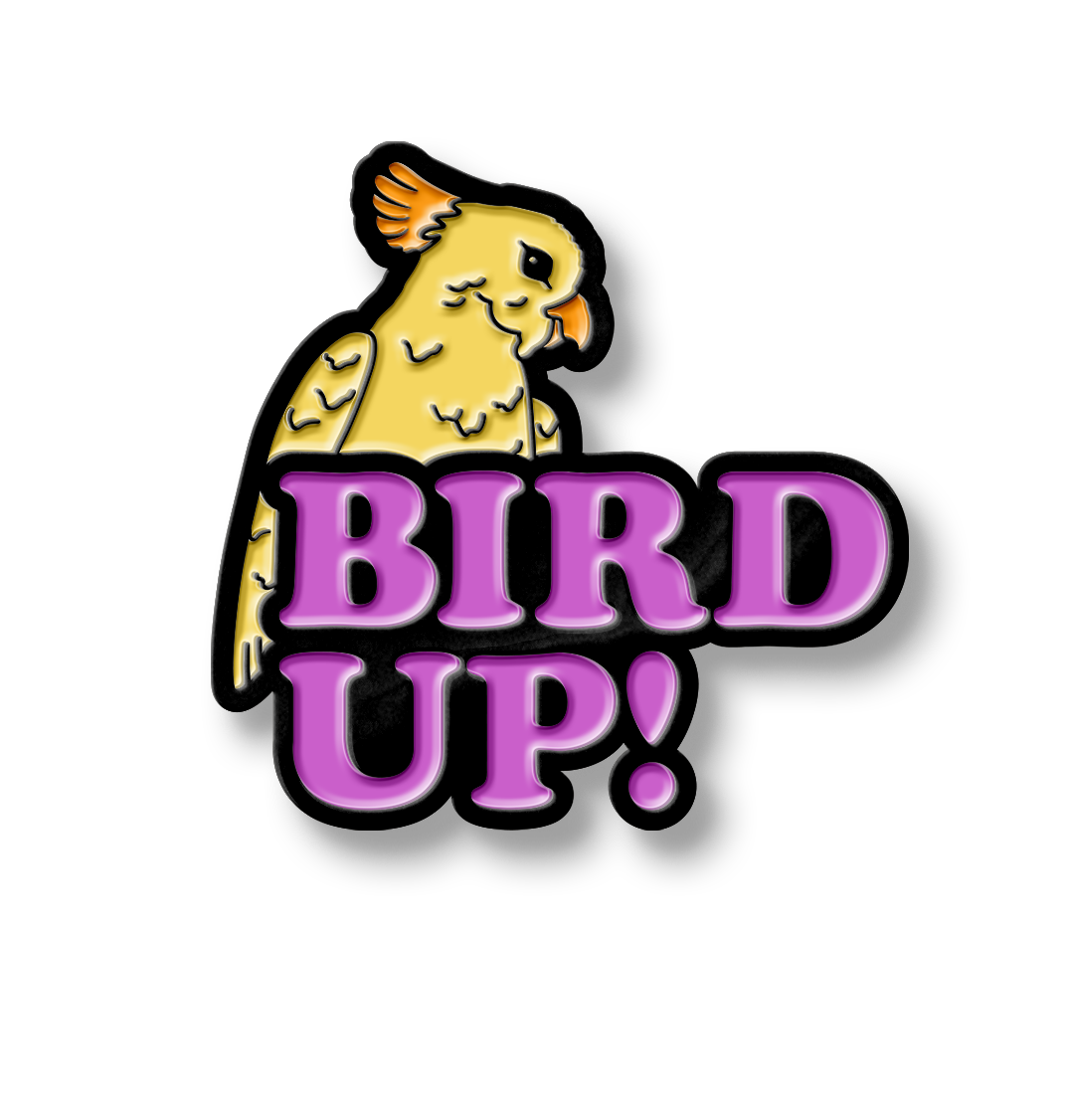 Eric Andre - Bird Up Enamel Pin