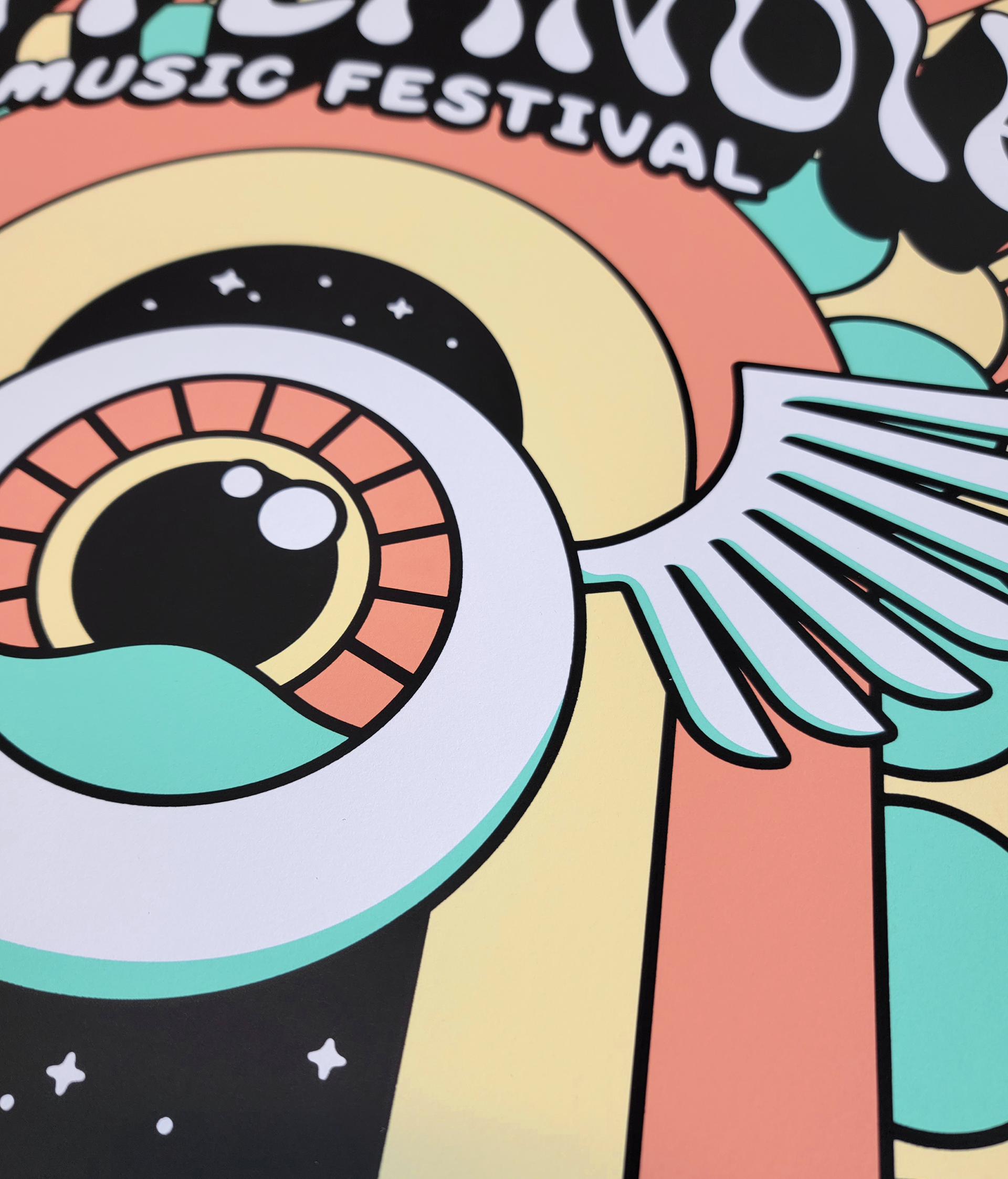 Outlandia Festival 2023 Poster - White paper version