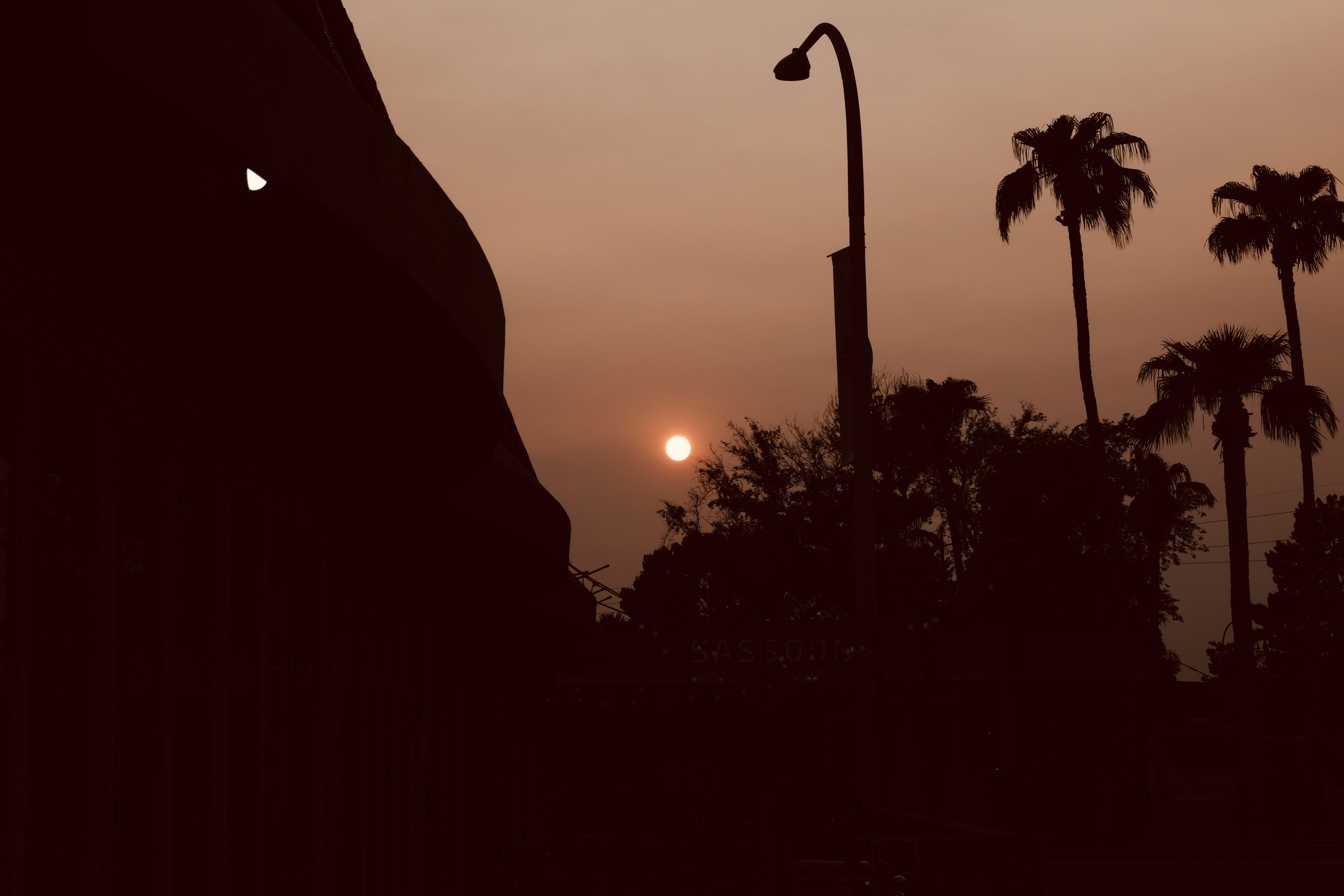 Wildfire AZ Sunset